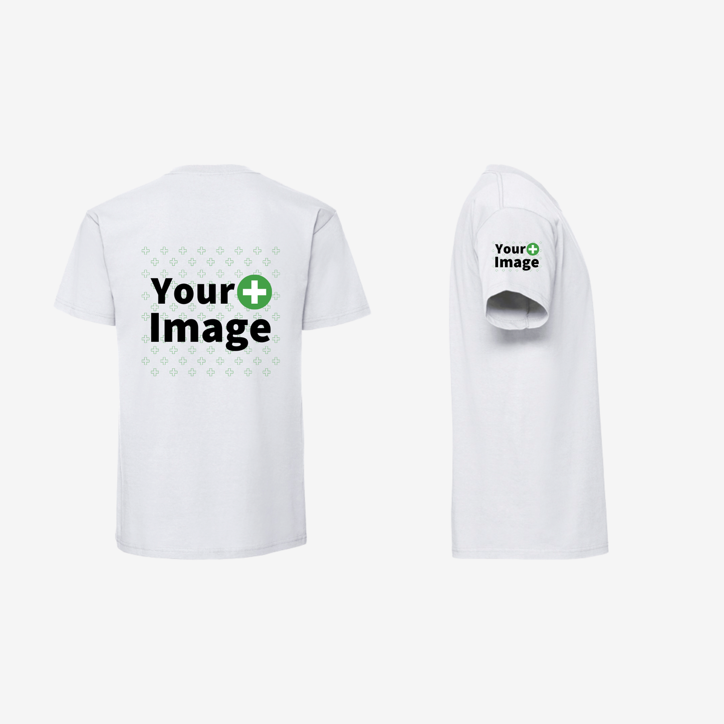 Custom Printed - REGULAR FIT T-SHIRT - White