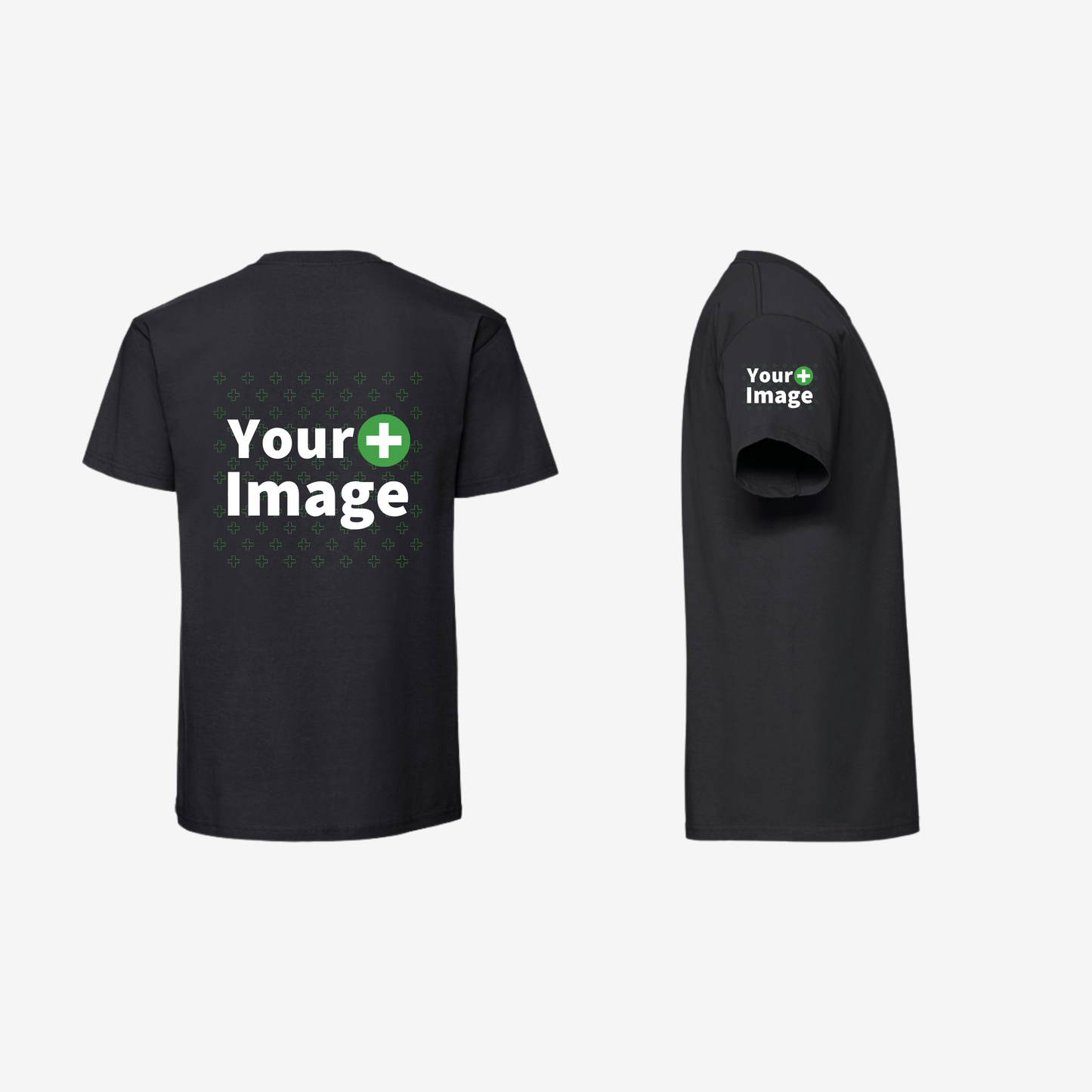 Custom Printed - REGULAR FIT T-SHIRT - Black