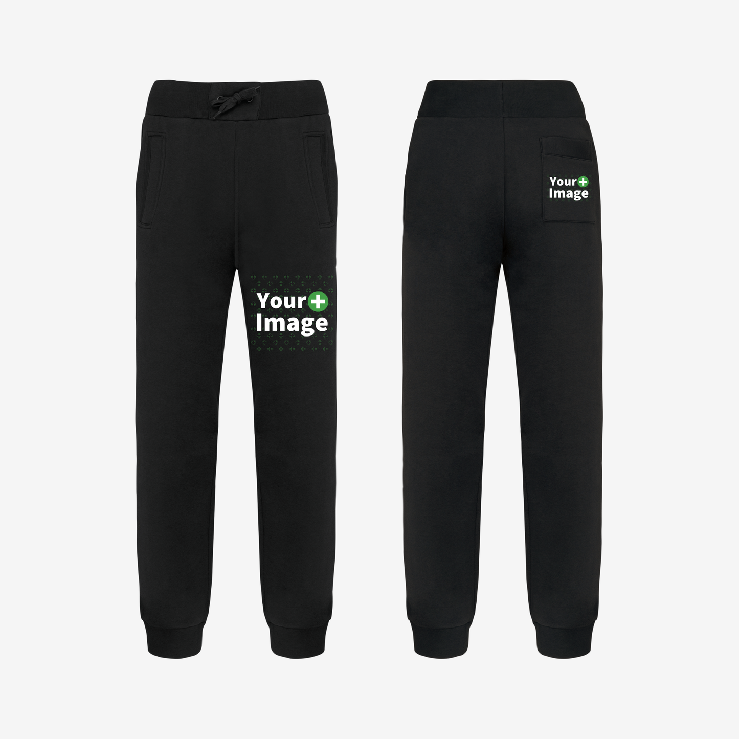Custom Printed - RELAXED FIT JOGGING SWEATPANT - Black