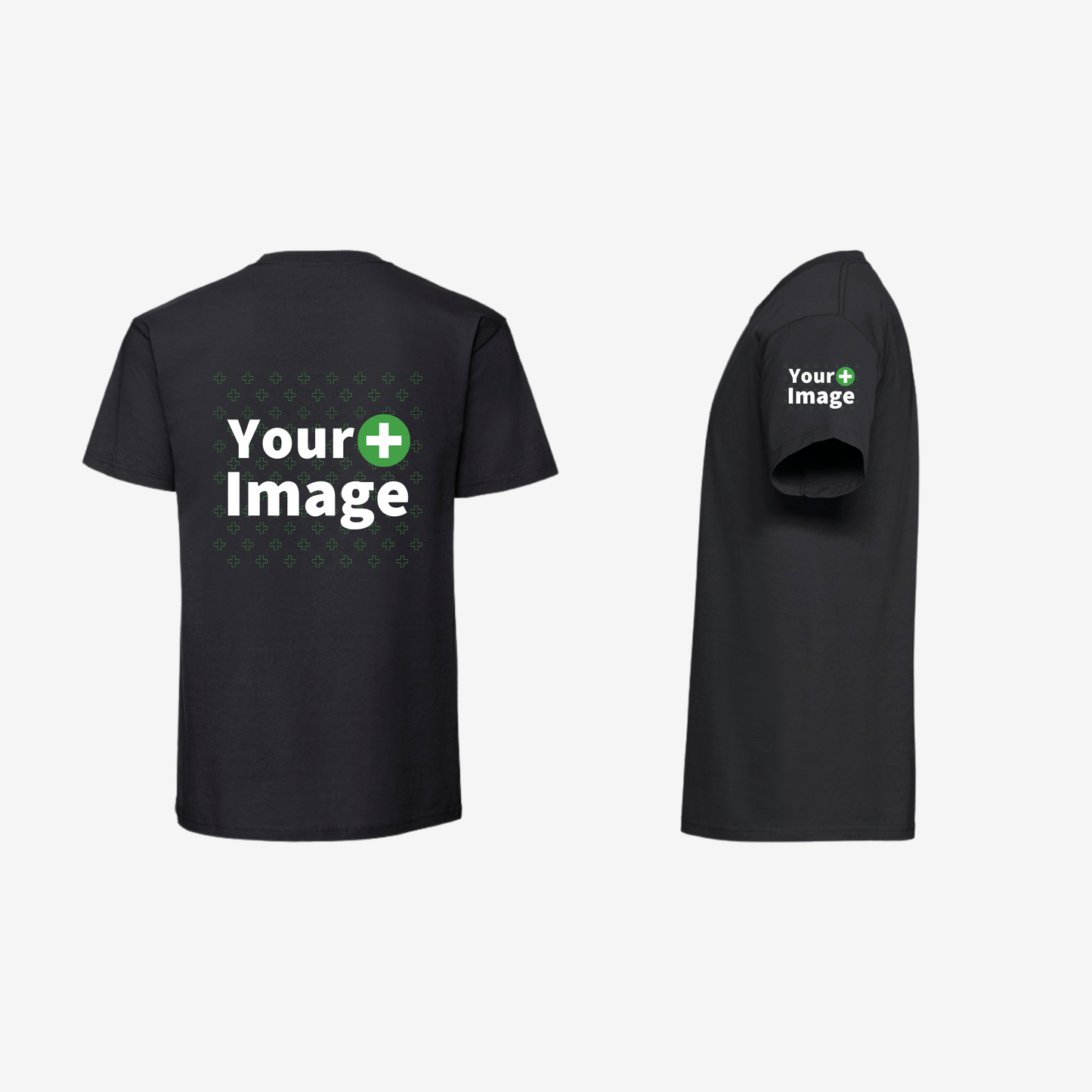 Custom Printed - REGULAR FIT T-SHIRT - Black