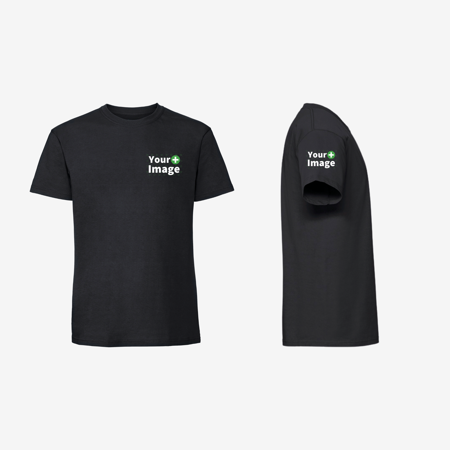Custom Printed - REGULAR FIT T-SHIRT - Black
