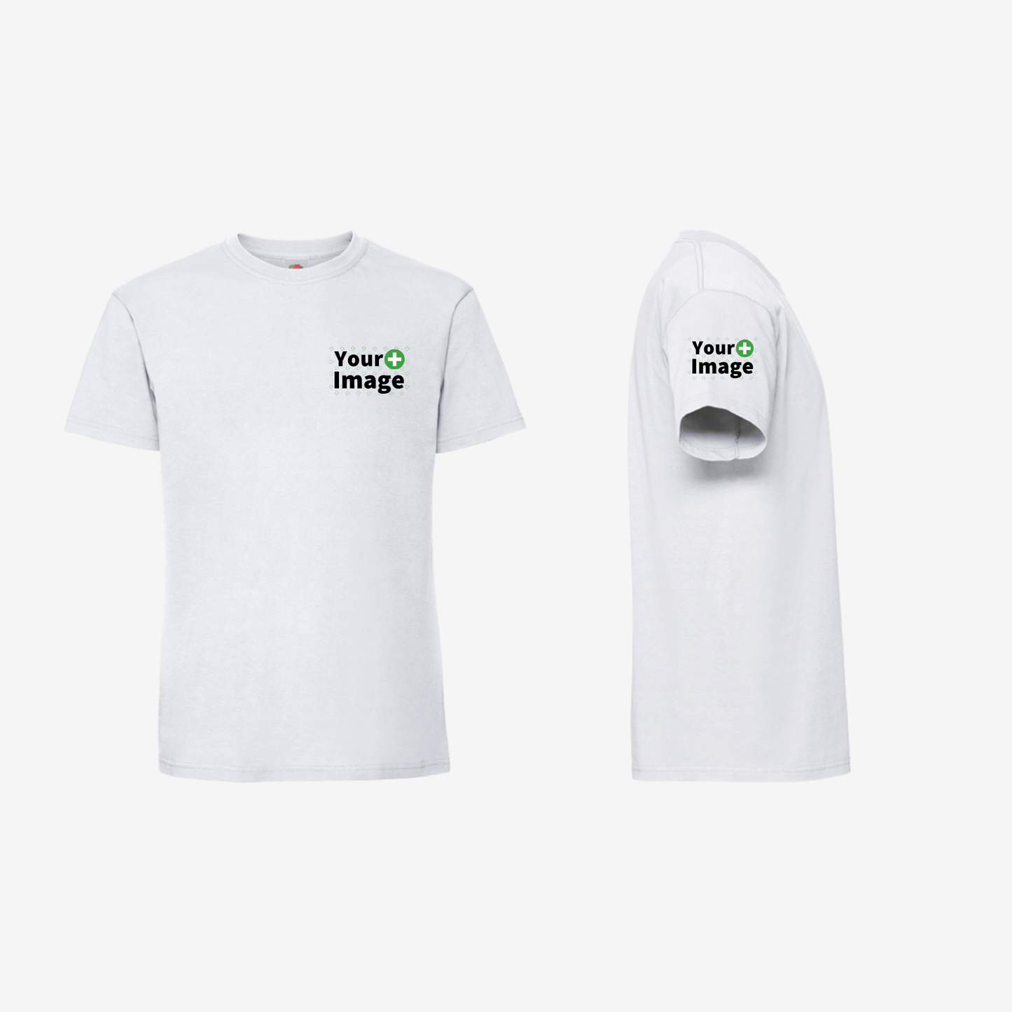 Custom Printed - REGULAR FIT T-SHIRT - White
