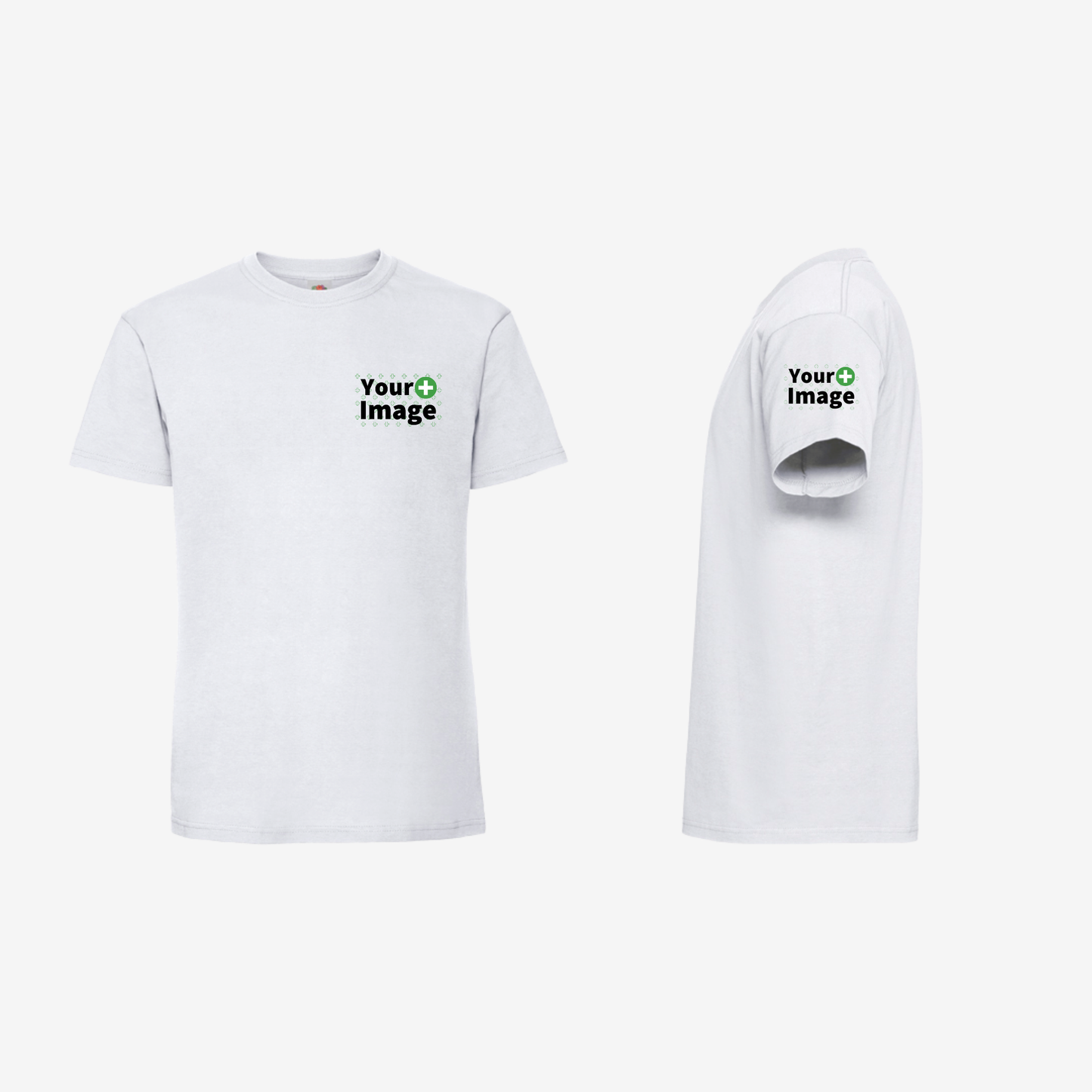 Custom Printed - REGULAR FIT T-SHIRT - White
