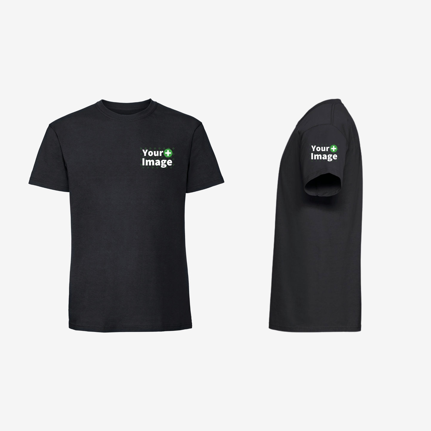 Custom Printed - REGULAR FIT T-SHIRT - Black
