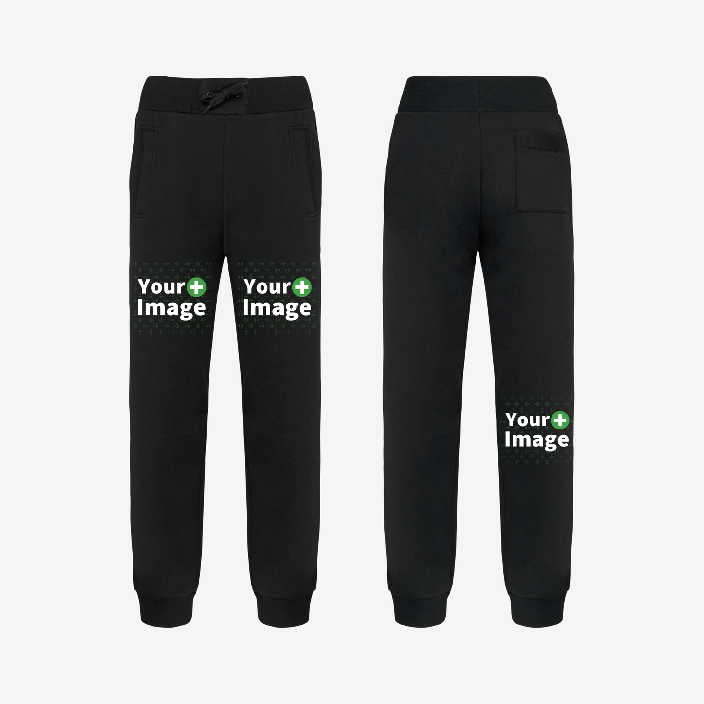 Custom Printed - RELAXED FIT JOGGING SWEATPANT - Black