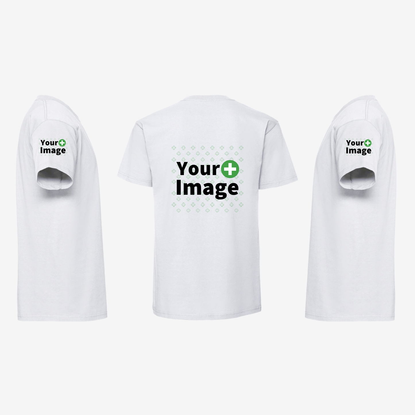 Custom Printed - REGULAR FIT T-SHIRT - White