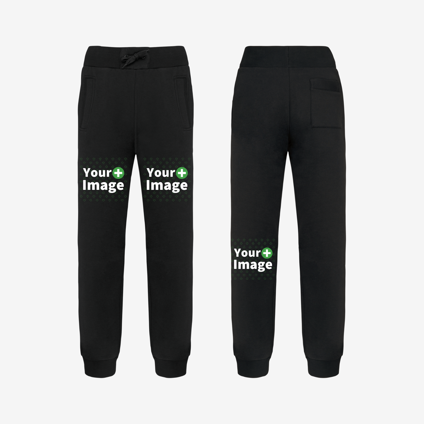 Custom Printed - RELAXED FIT JOGGING SWEATPANT - Black