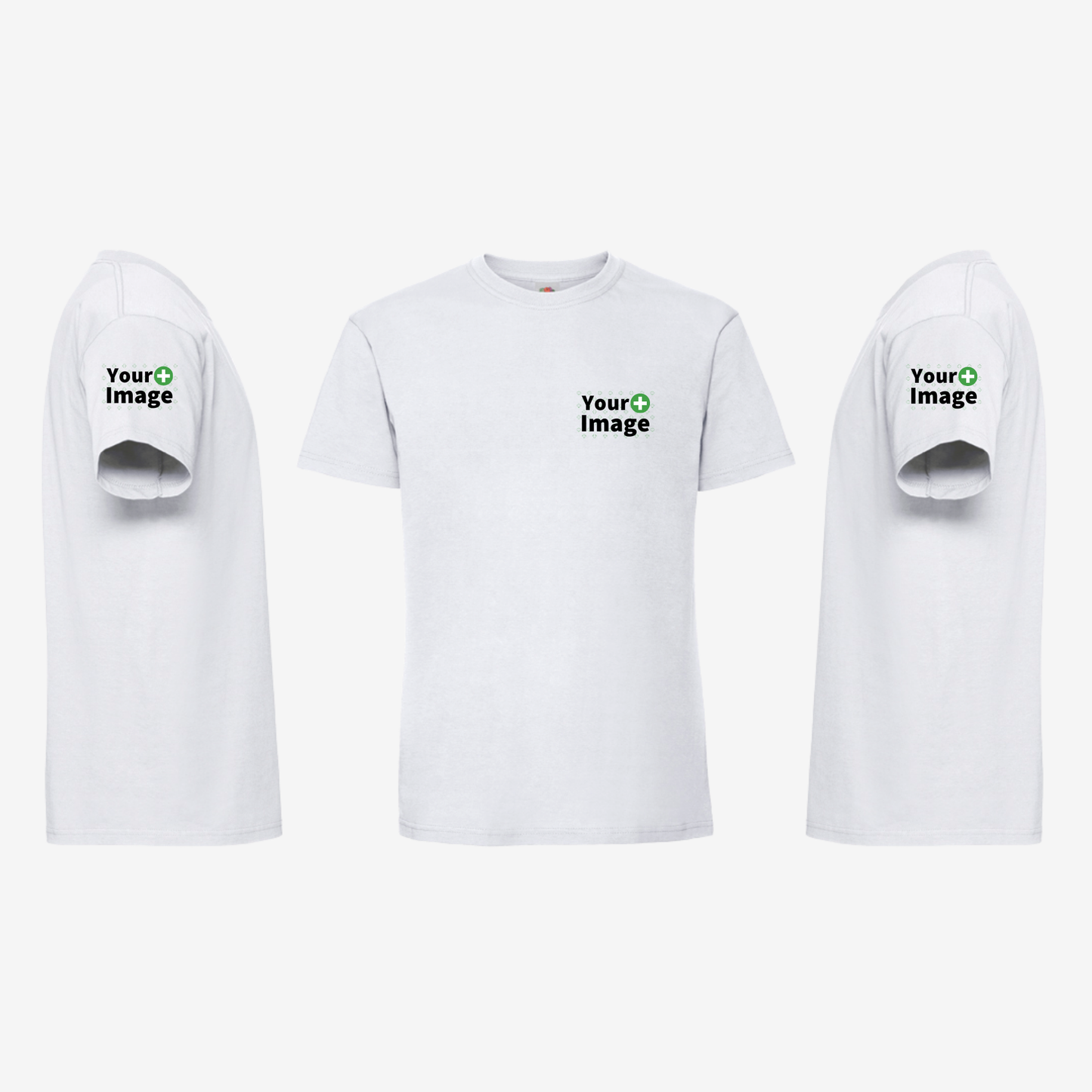 Custom Printed - REGULAR FIT T-SHIRT - White