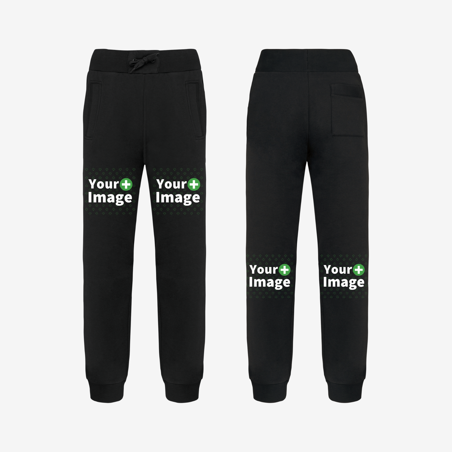 Custom Printed - RELAXED FIT JOGGING SWEATPANT - Black