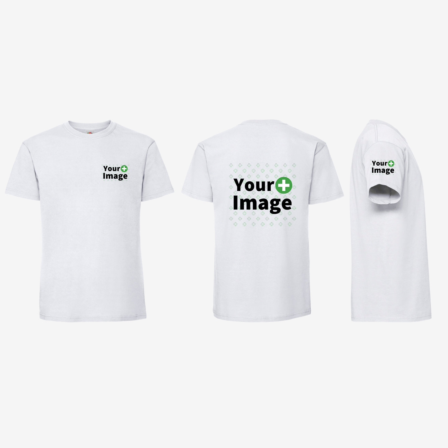 Custom Printed - REGULAR FIT T-SHIRT - White
