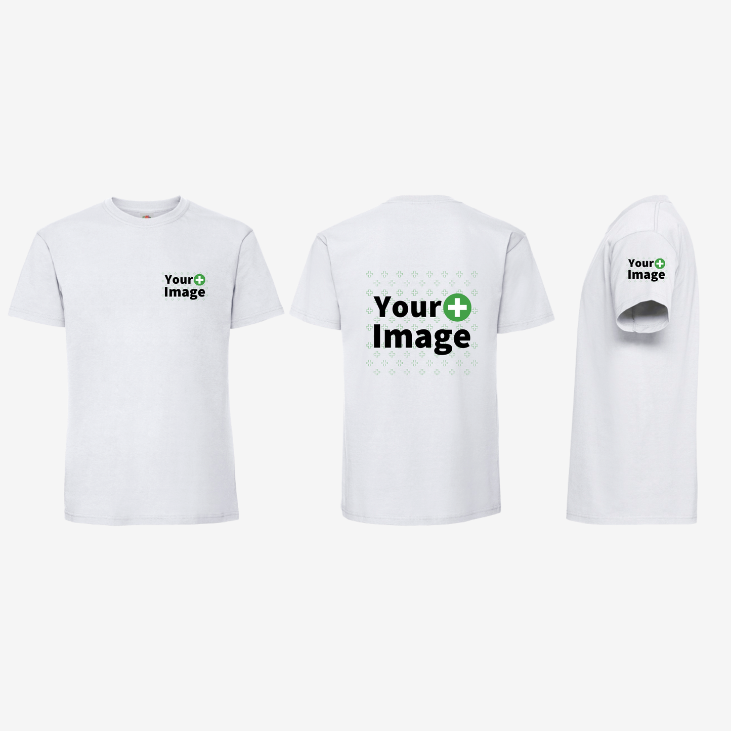Custom Printed - REGULAR FIT T-SHIRT - White