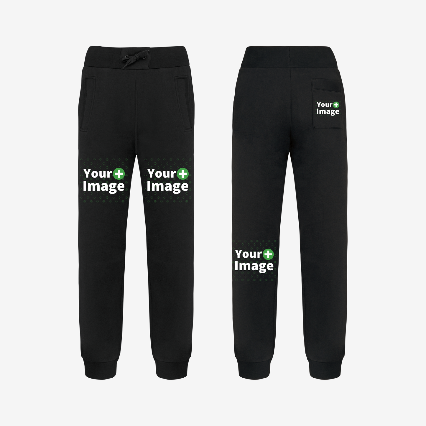 Custom Printed - RELAXED FIT JOGGING SWEATPANT - Black