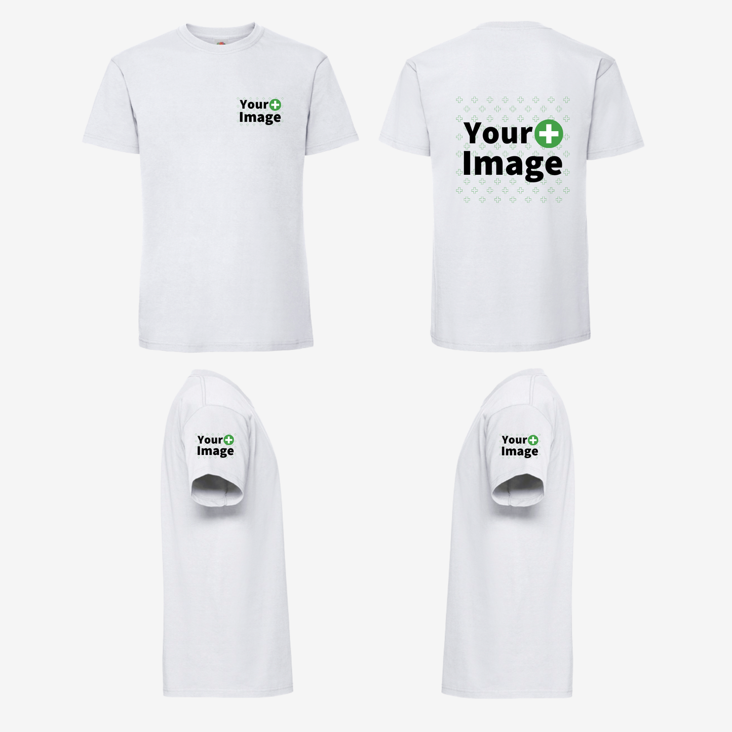 Custom Printed - REGULAR FIT T-SHIRT - White