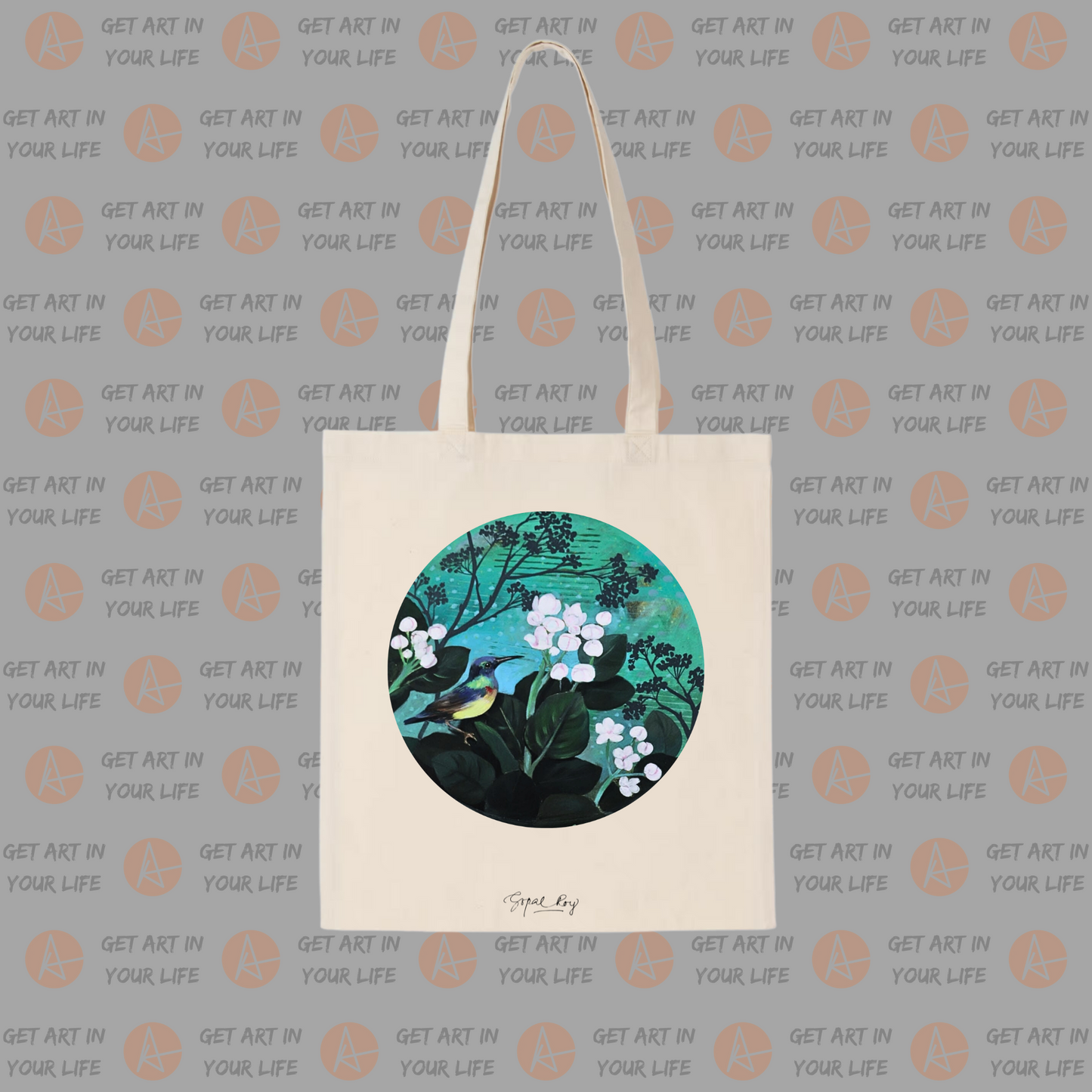 A Beautiful Life - II on COTTON TOTE BAG