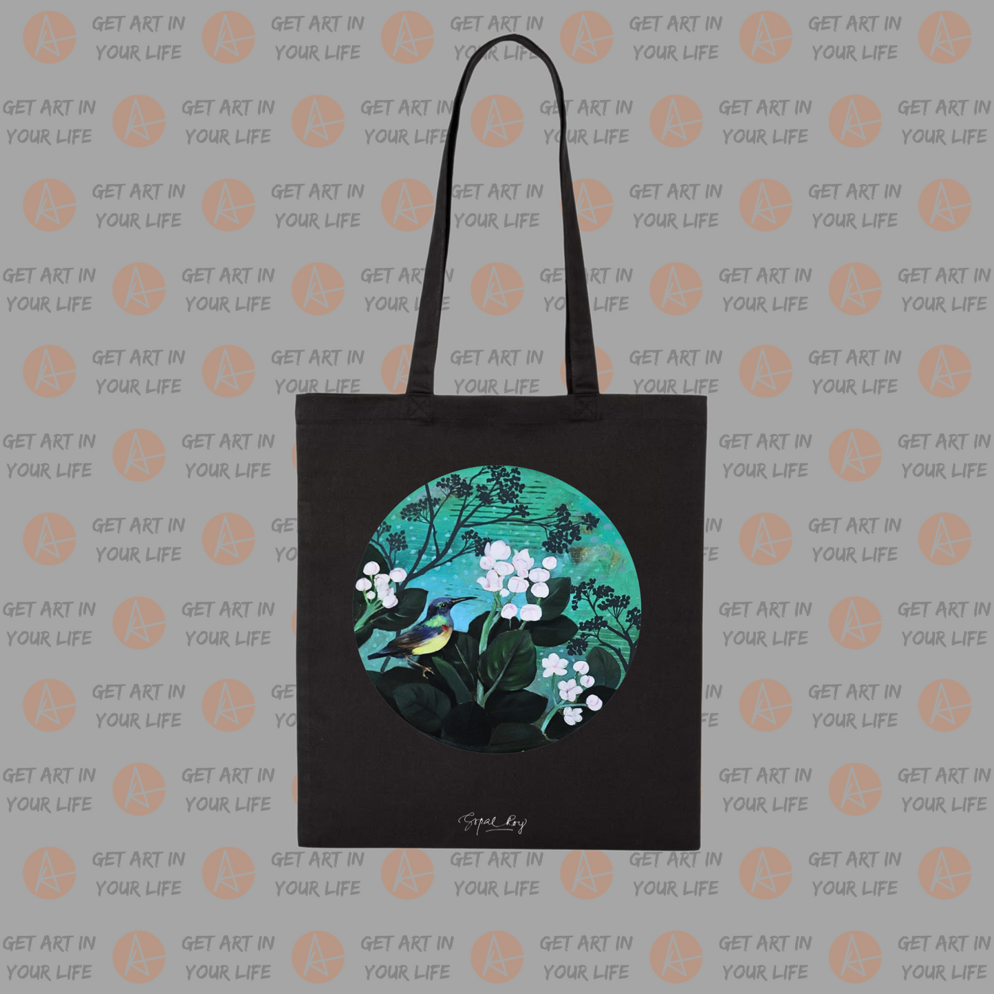 A Beautiful Life - II on COTTON TOTE BAG