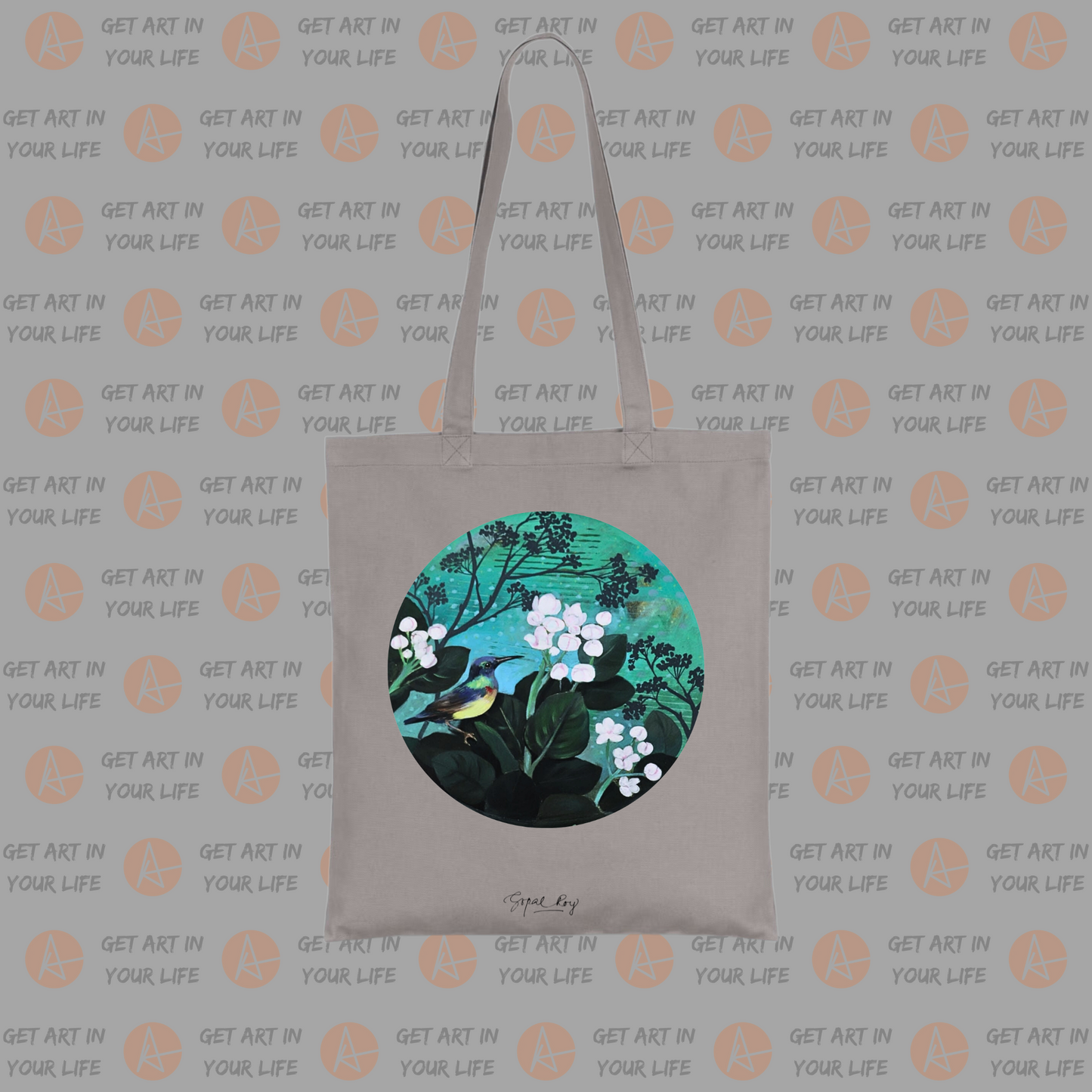 A Beautiful Life - II on COTTON TOTE BAG