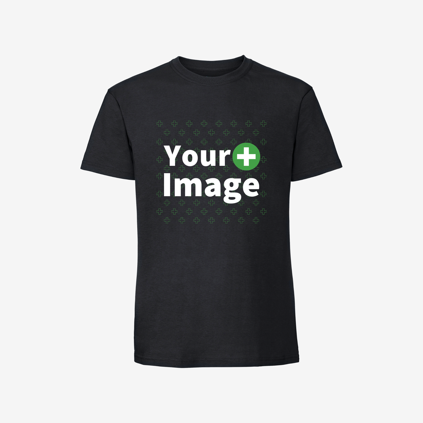 Custom Printed - REGULAR FIT T-SHIRT - Black