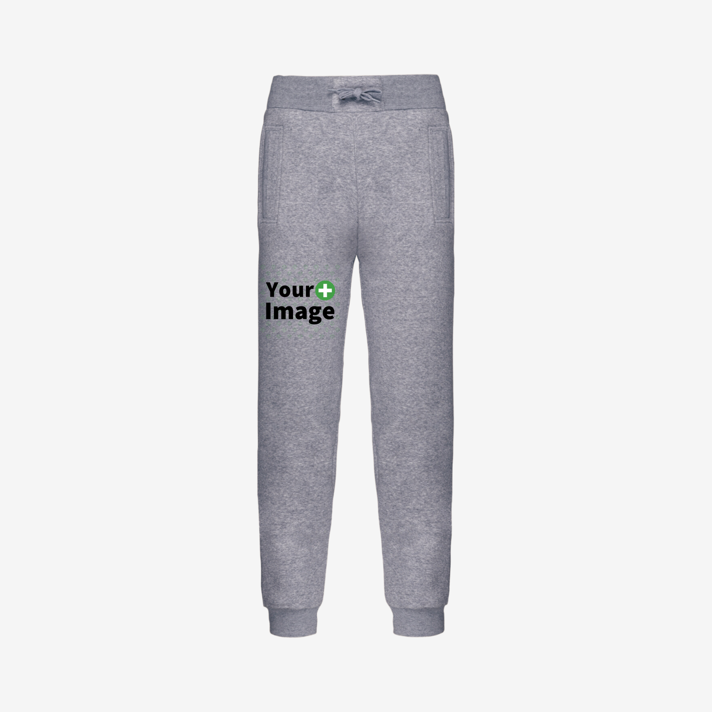 Custom Printed - RELAXED FIT JOGGING SWEATPANT - Heather Slub Gray