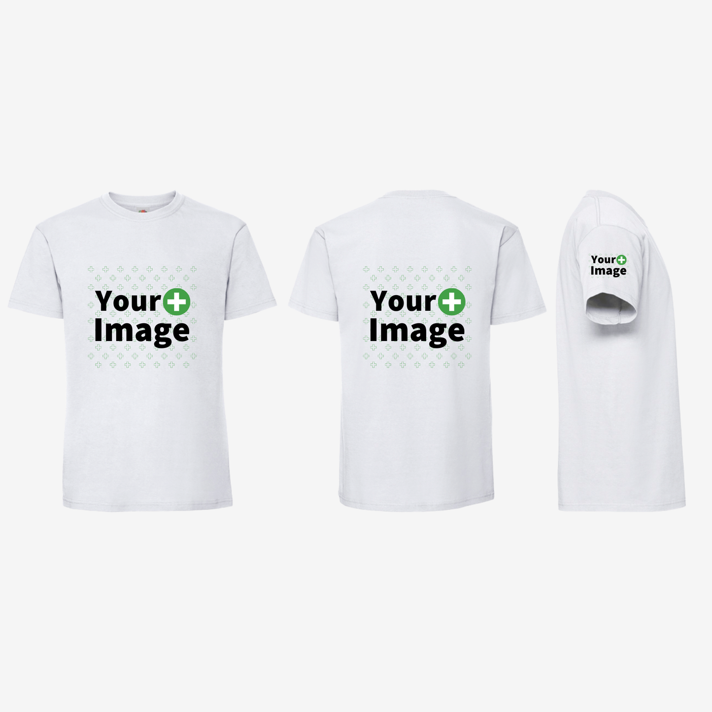 Custom Printed - REGULAR FIT T-SHIRT - White