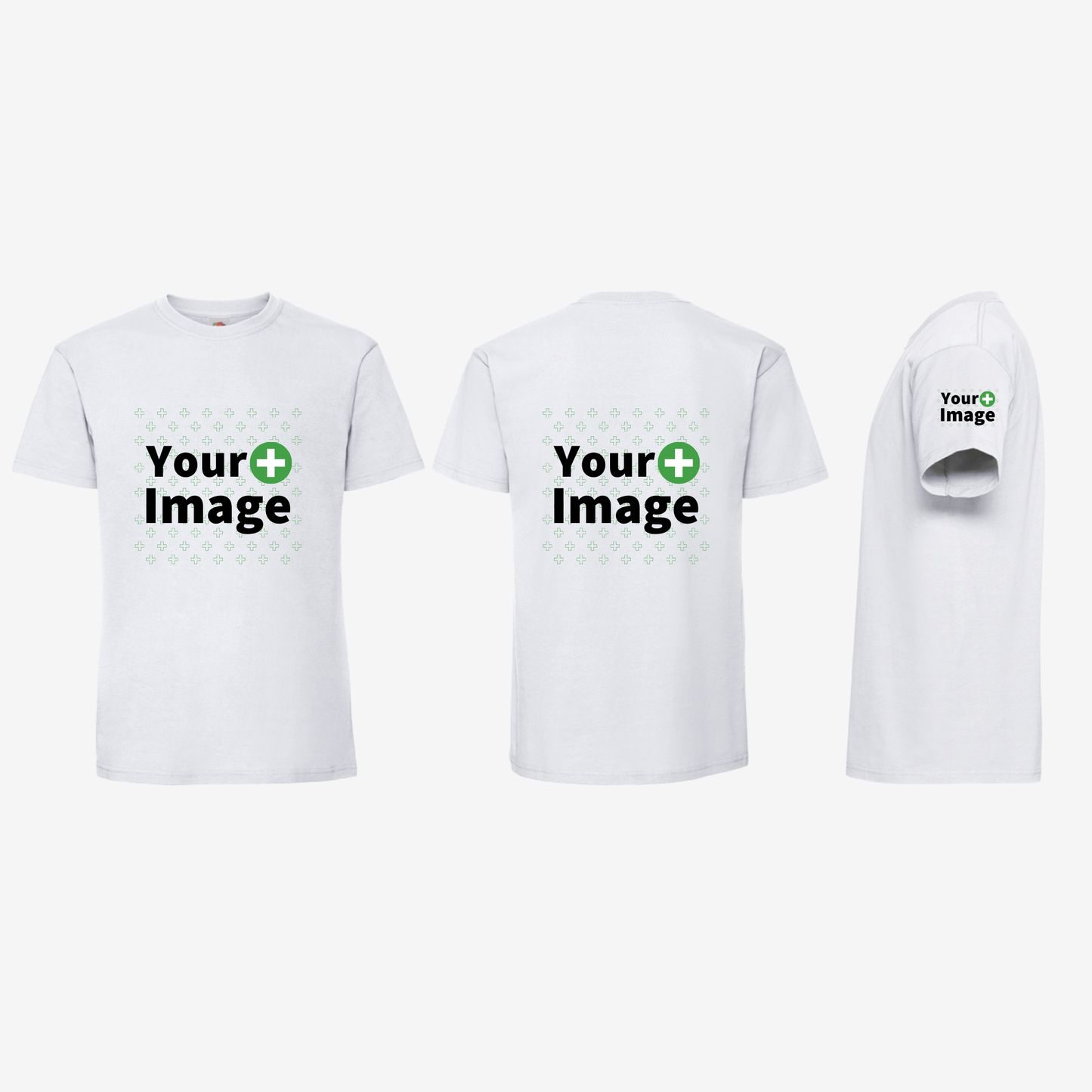 Custom Printed - REGULAR FIT T-SHIRT - White