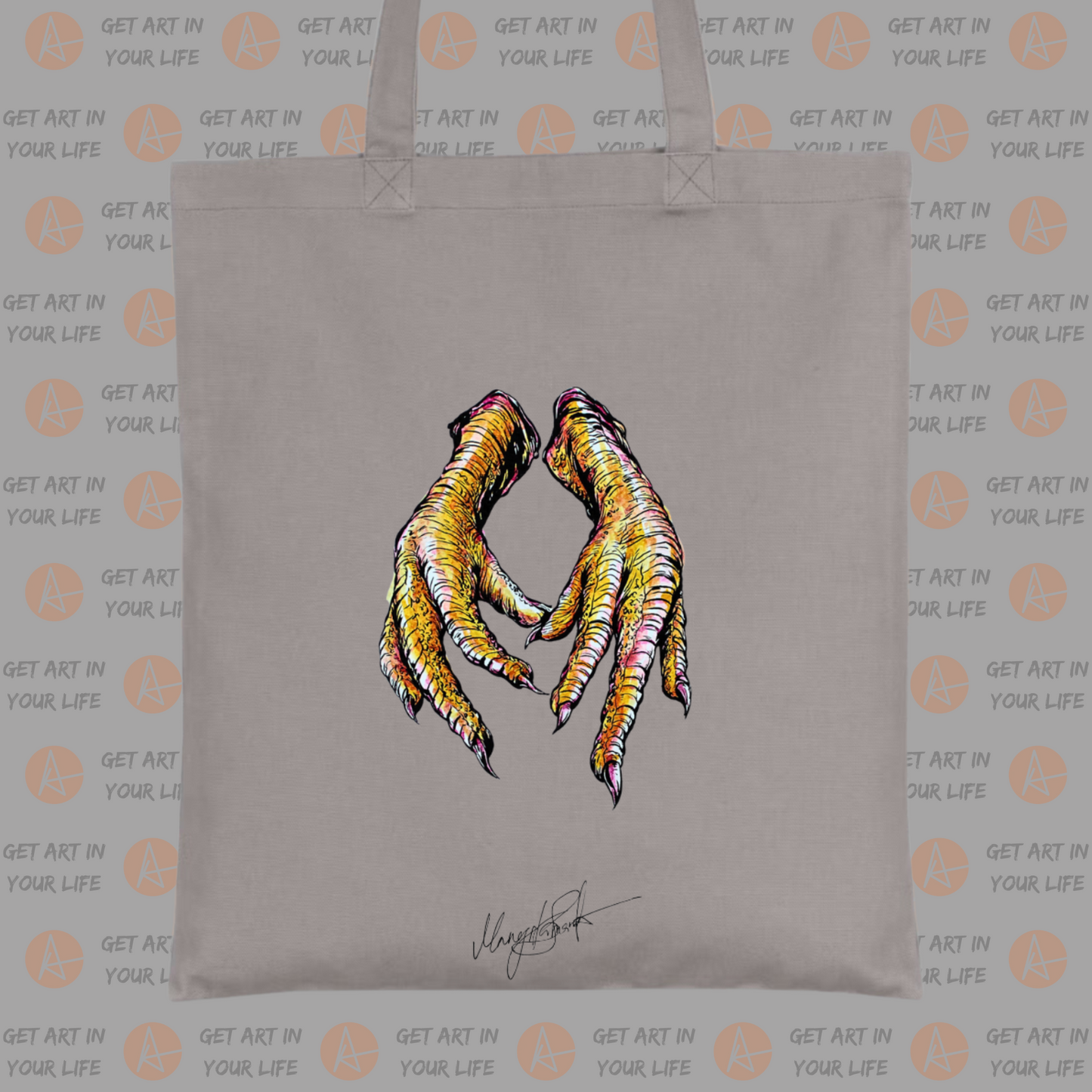 A Statement of Society on COTTON TOTE BAG