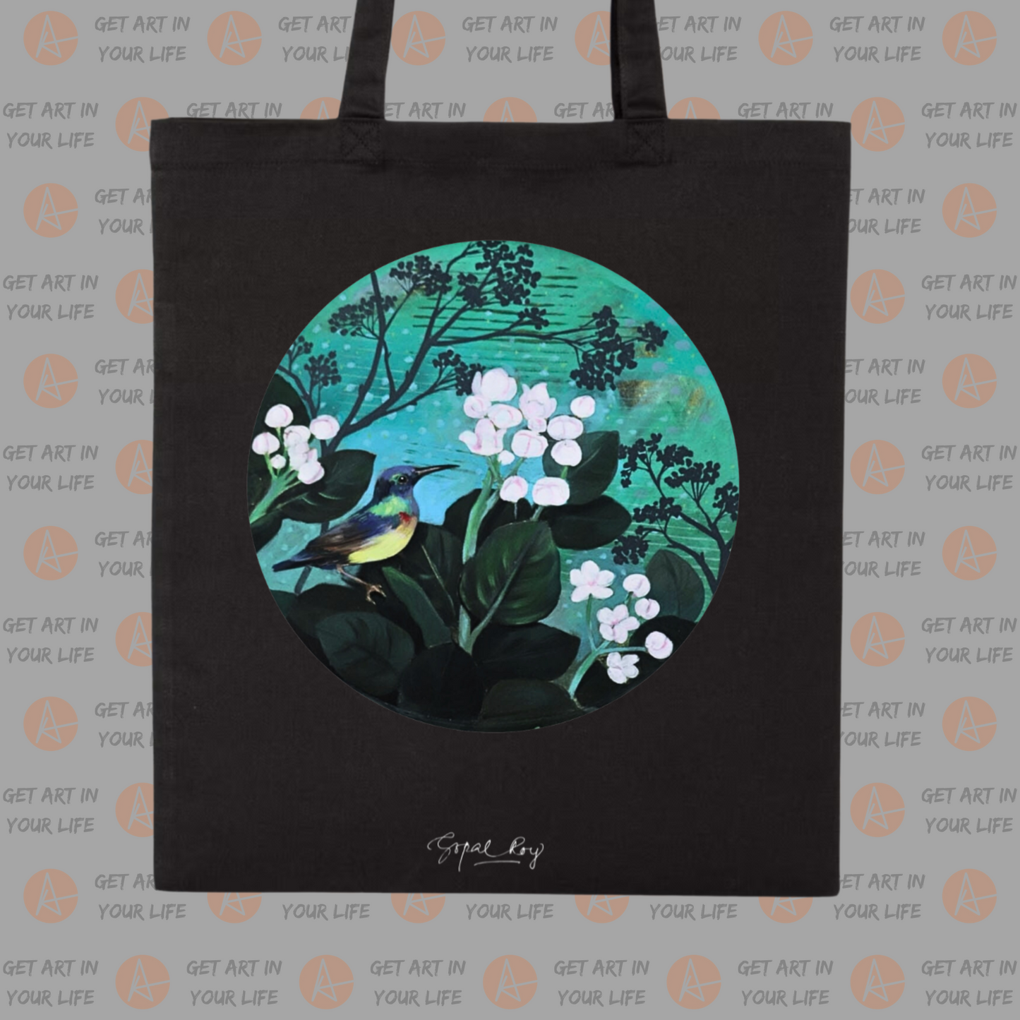 A Beautiful Life - II on COTTON TOTE BAG