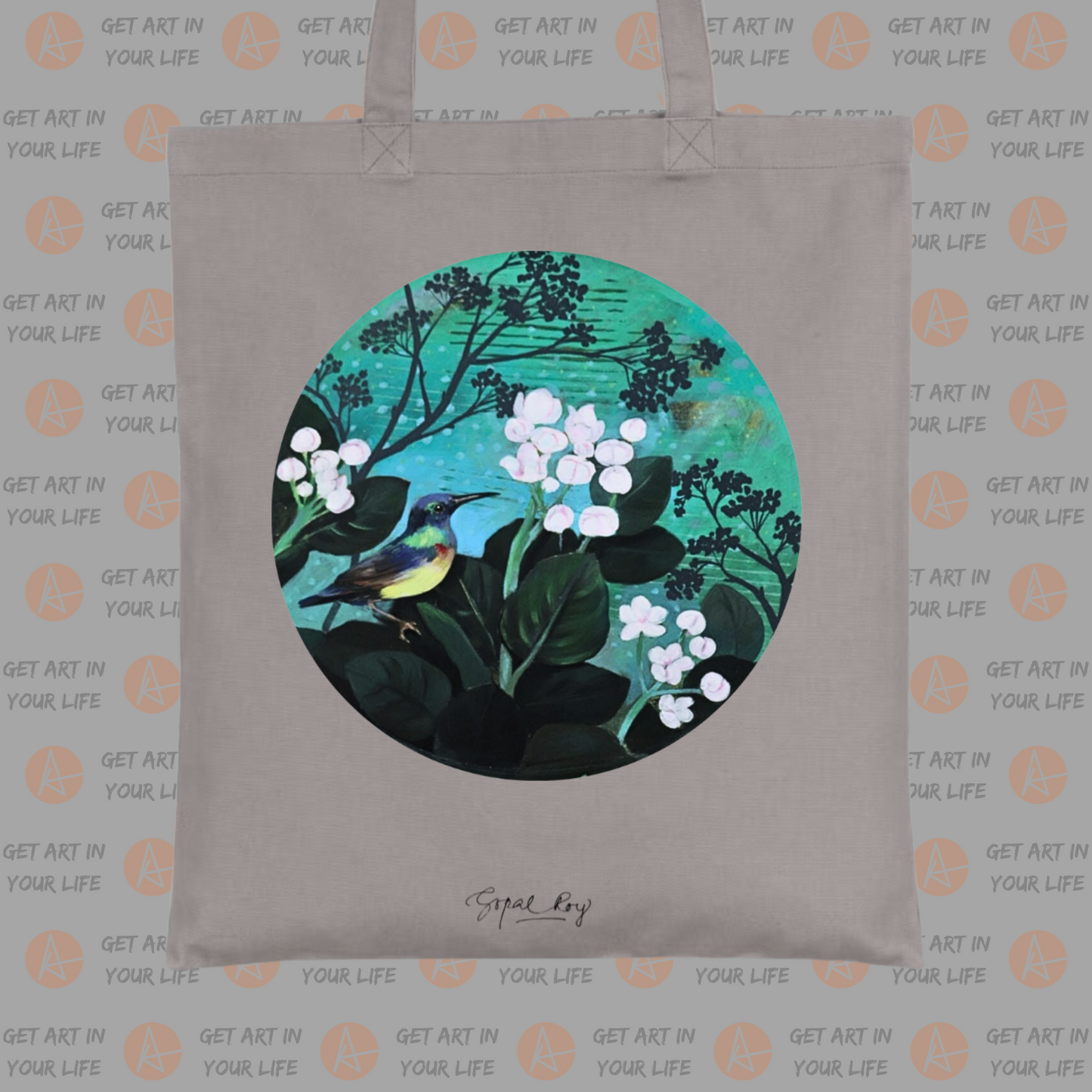 A Beautiful Life - II on COTTON TOTE BAG