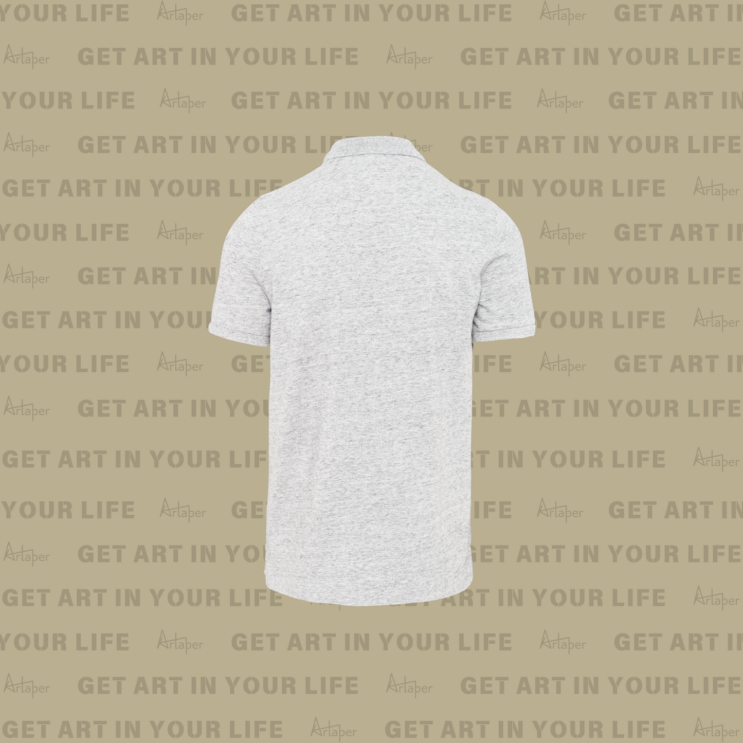 SHORT SLEEVE POLO - Heather Ash Gray