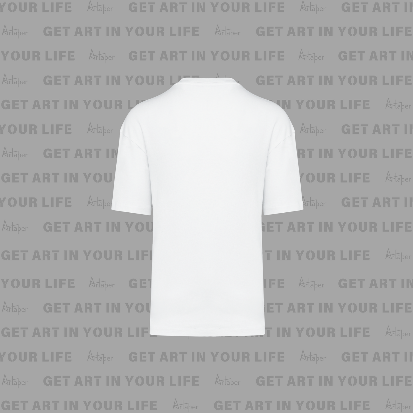 OVERSIZED DROP SHOULDER PLAIN T-SHIRT - White