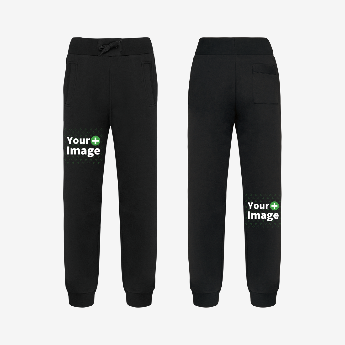 Custom Printed - RELAXED FIT JOGGING SWEATPANT - Black