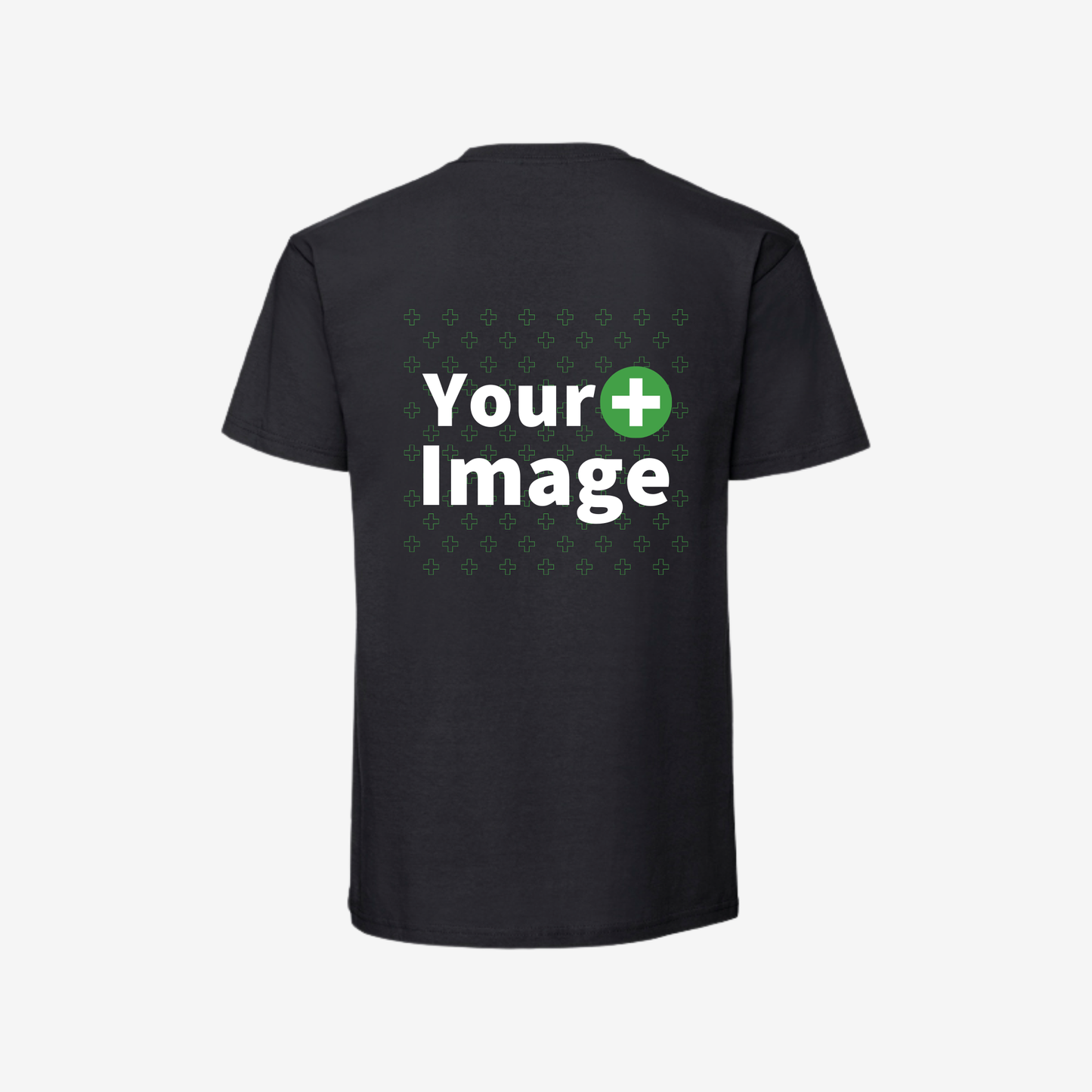 Custom Printed - REGULAR FIT T-SHIRT - Black