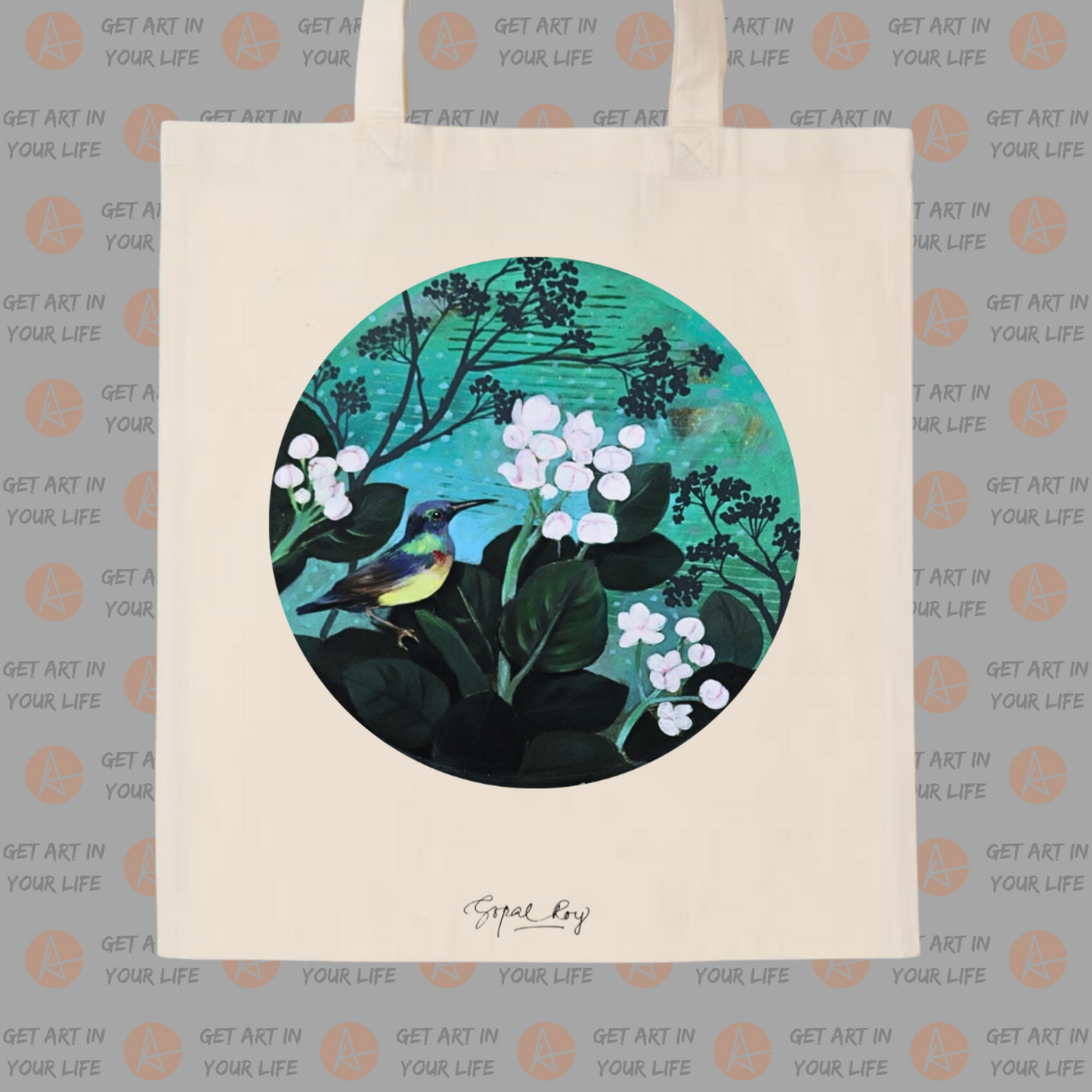 A Beautiful Life - II on COTTON TOTE BAG