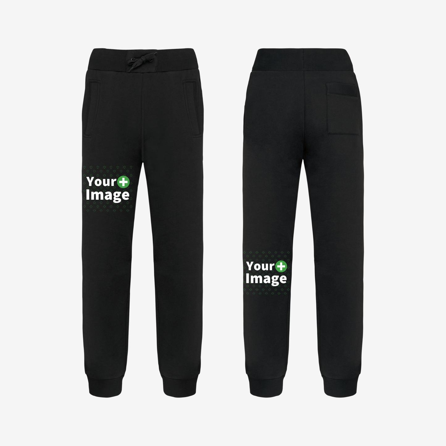 Custom Printed - RELAXED FIT JOGGING SWEATPANT - Black