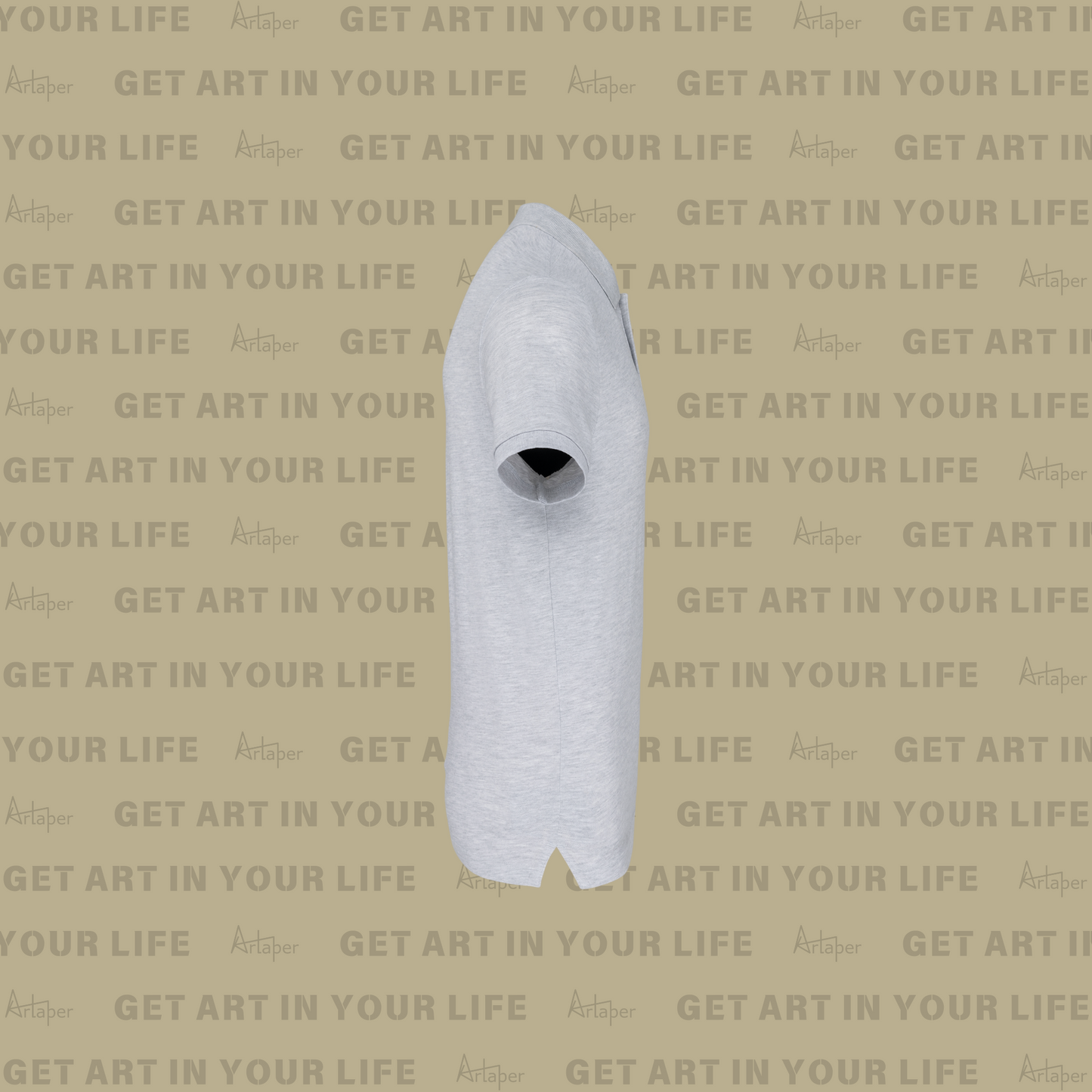 SHORT SLEEVE POLO - Heather Ash Gray