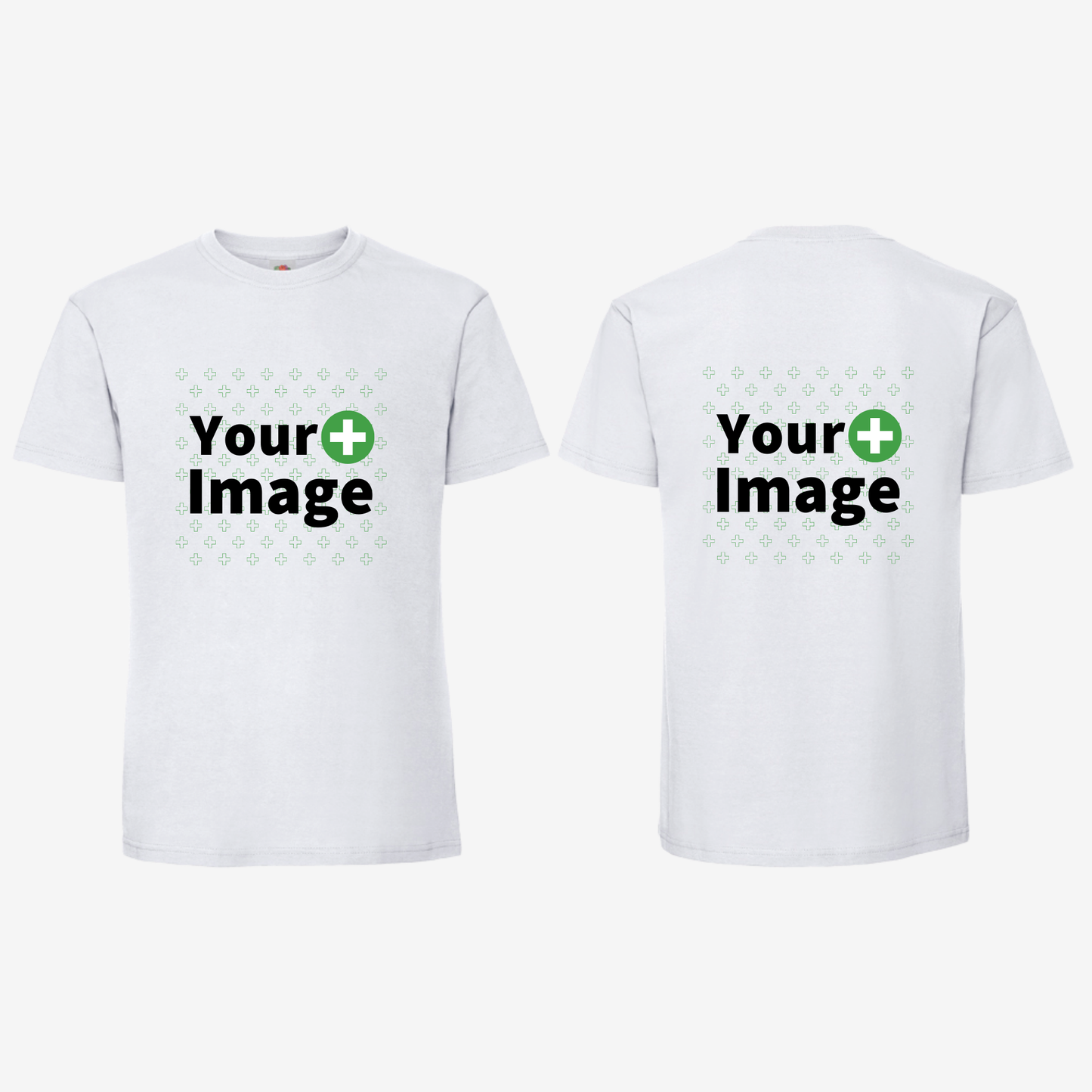 Custom Printed - REGULAR FIT T-SHIRT - White