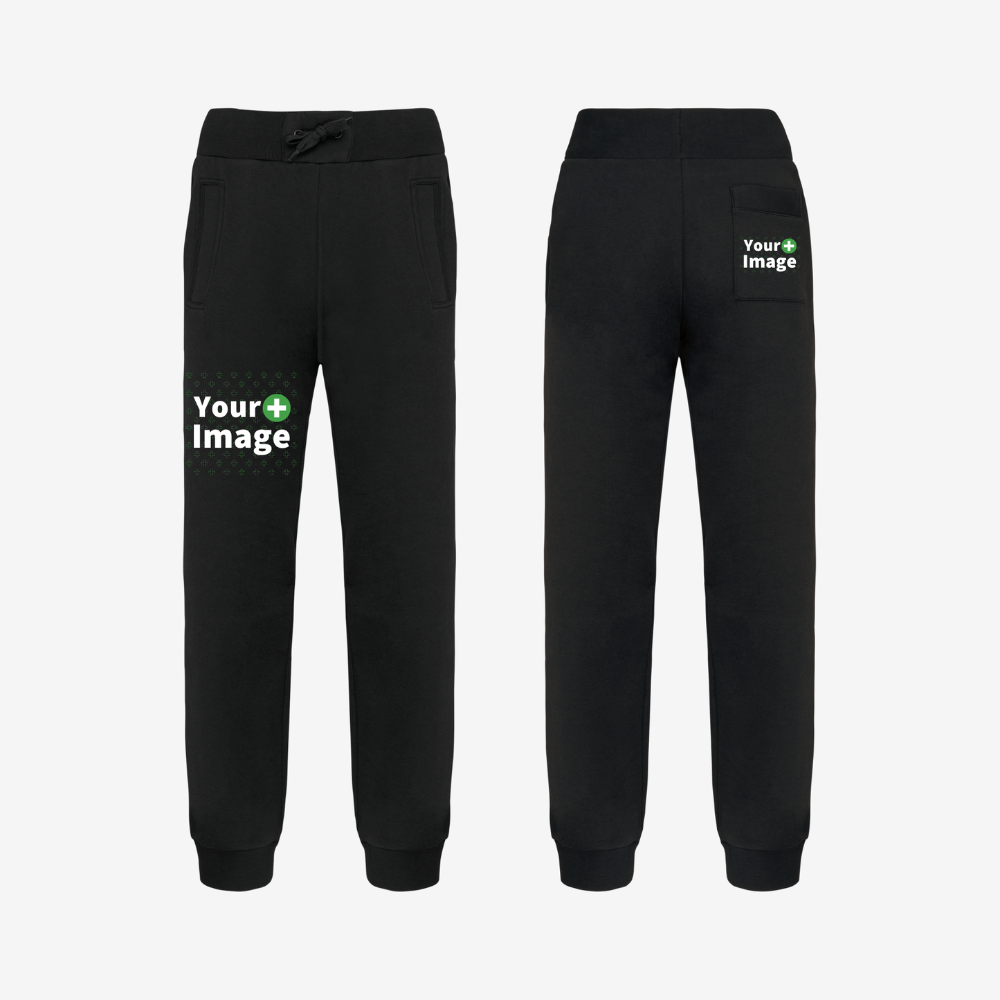 Custom Printed - RELAXED FIT JOGGING SWEATPANT - Black