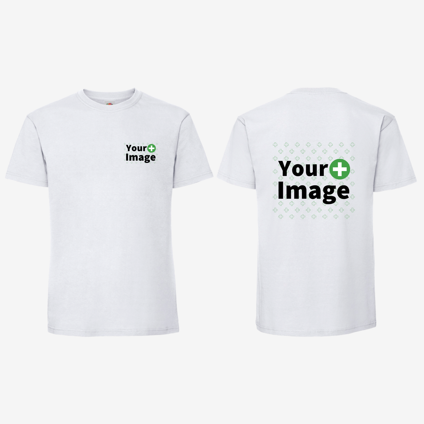 Custom Printed - REGULAR FIT T-SHIRT - White