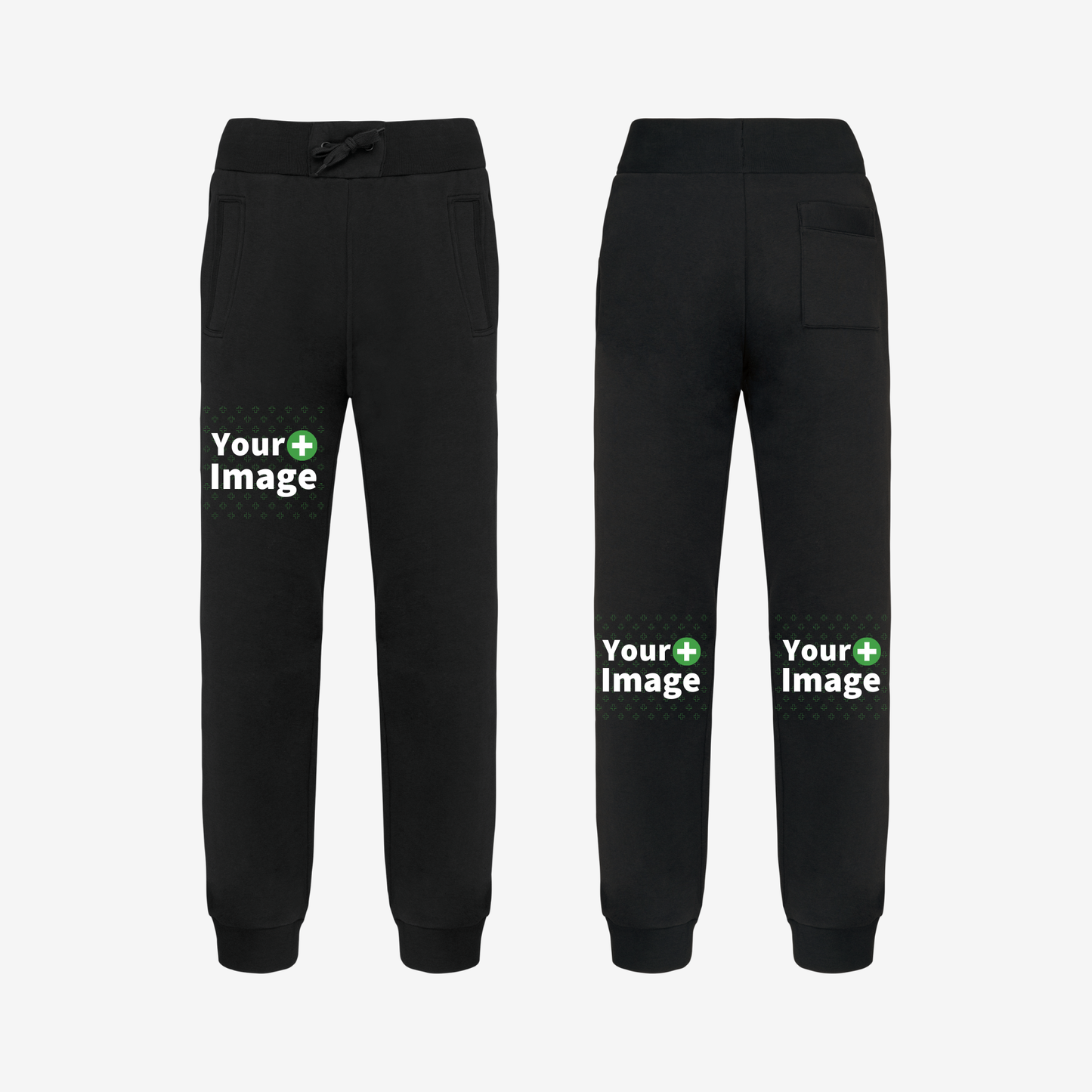 Custom Printed - RELAXED FIT JOGGING SWEATPANT - Black