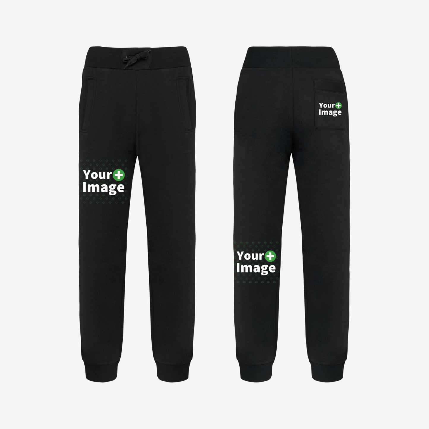 Custom Printed - RELAXED FIT JOGGING SWEATPANT - Black