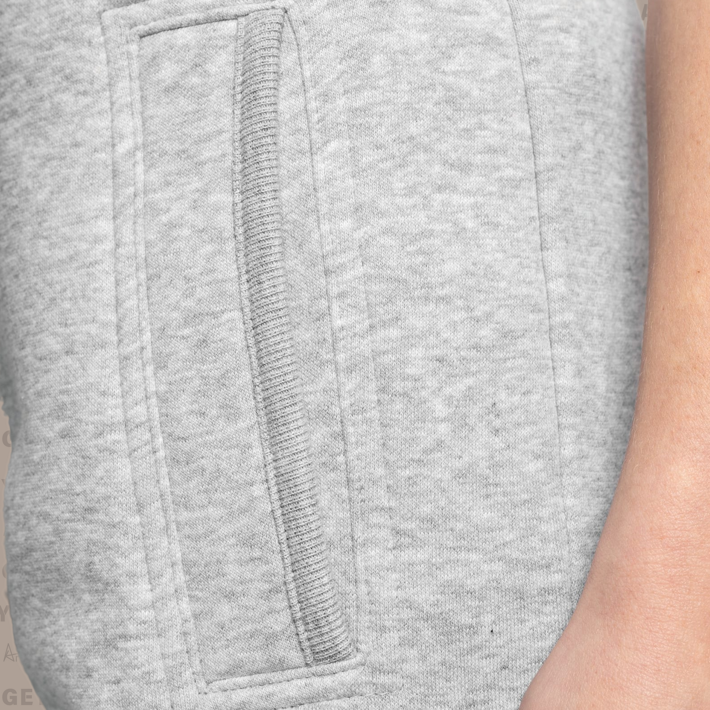 PLAIN RELAXED FIT JOGGING SWEATPANT - Heather Slub Gray