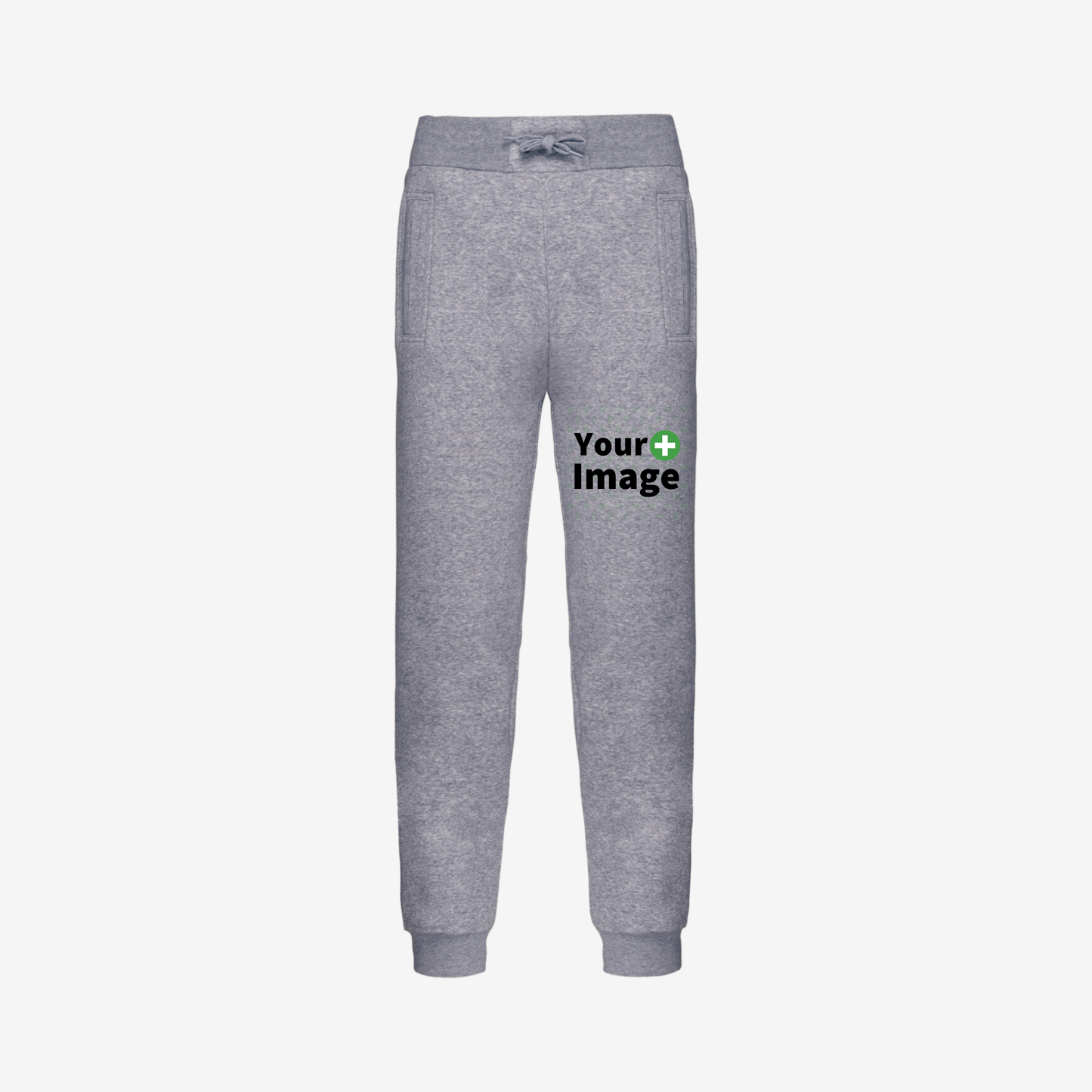 Custom Printed - RELAXED FIT JOGGING SWEATPANT - Heather Slub Gray