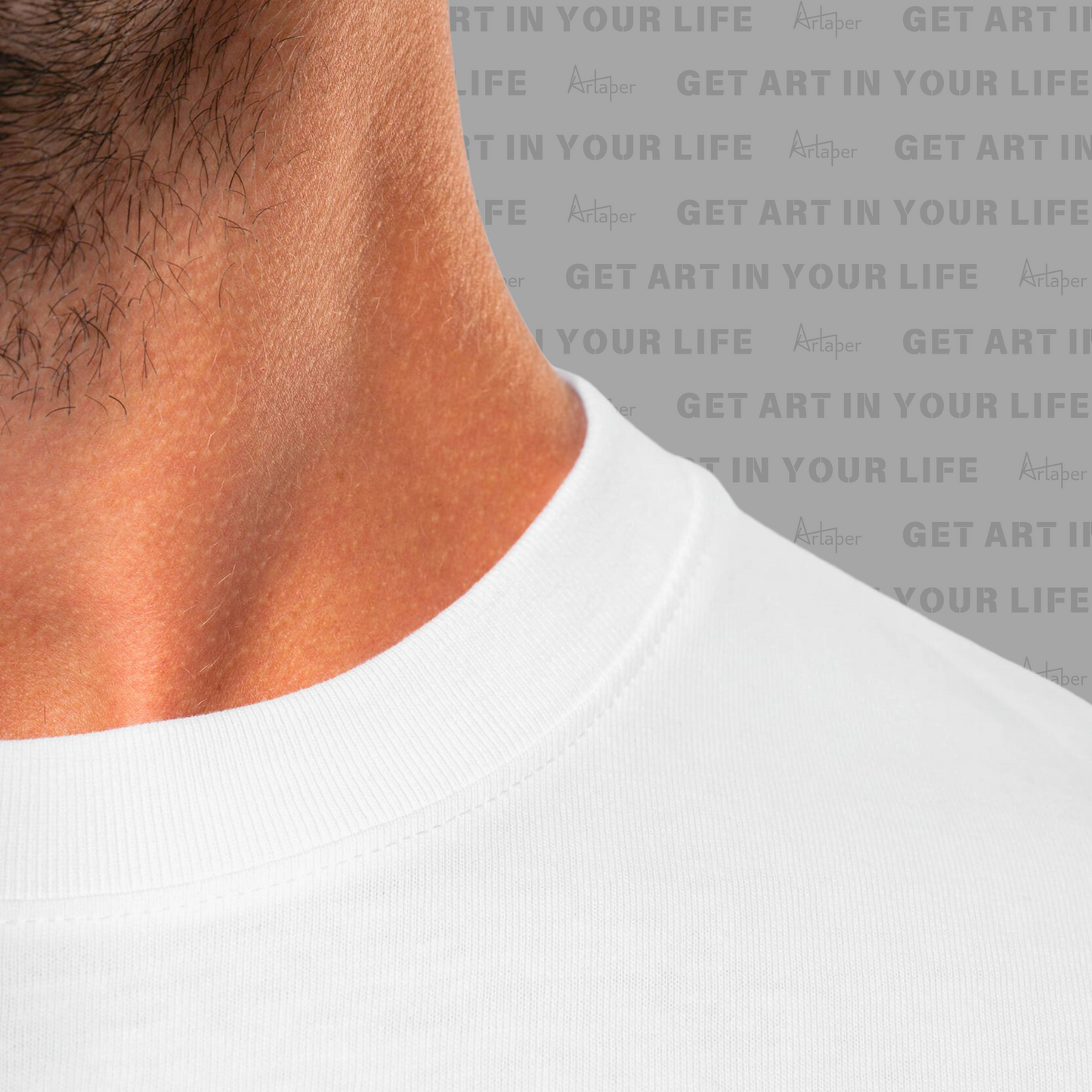 OVERSIZED DROP SHOULDER PLAIN T-SHIRT - White