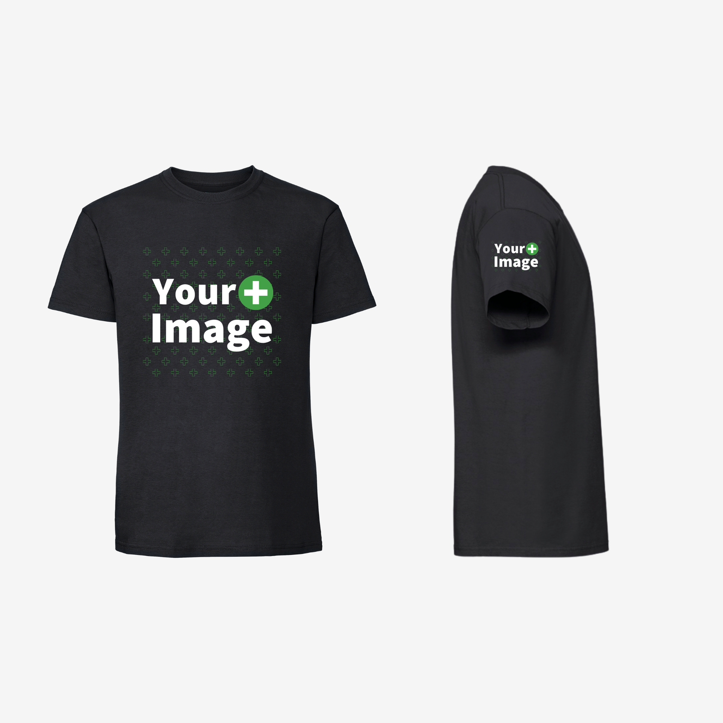 Custom Printed - REGULAR FIT T-SHIRT - Black