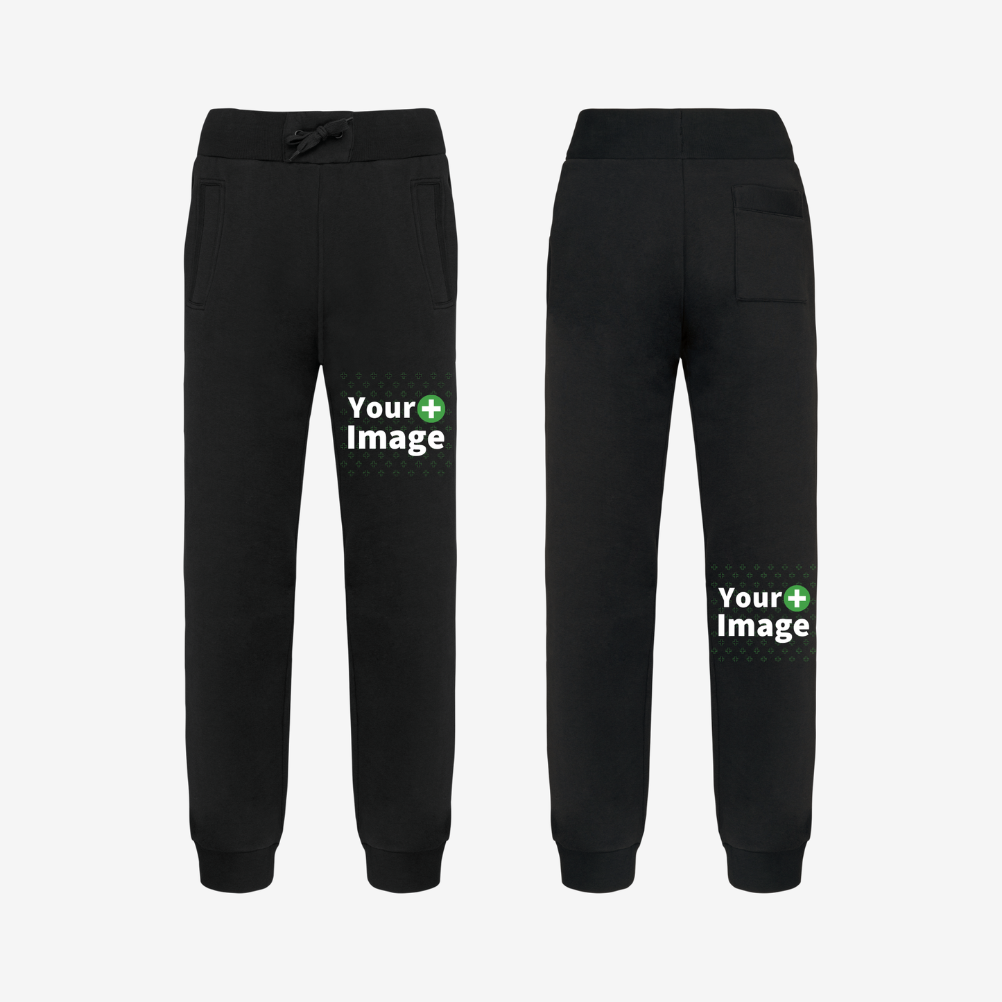 Custom Printed - RELAXED FIT JOGGING SWEATPANT - Black