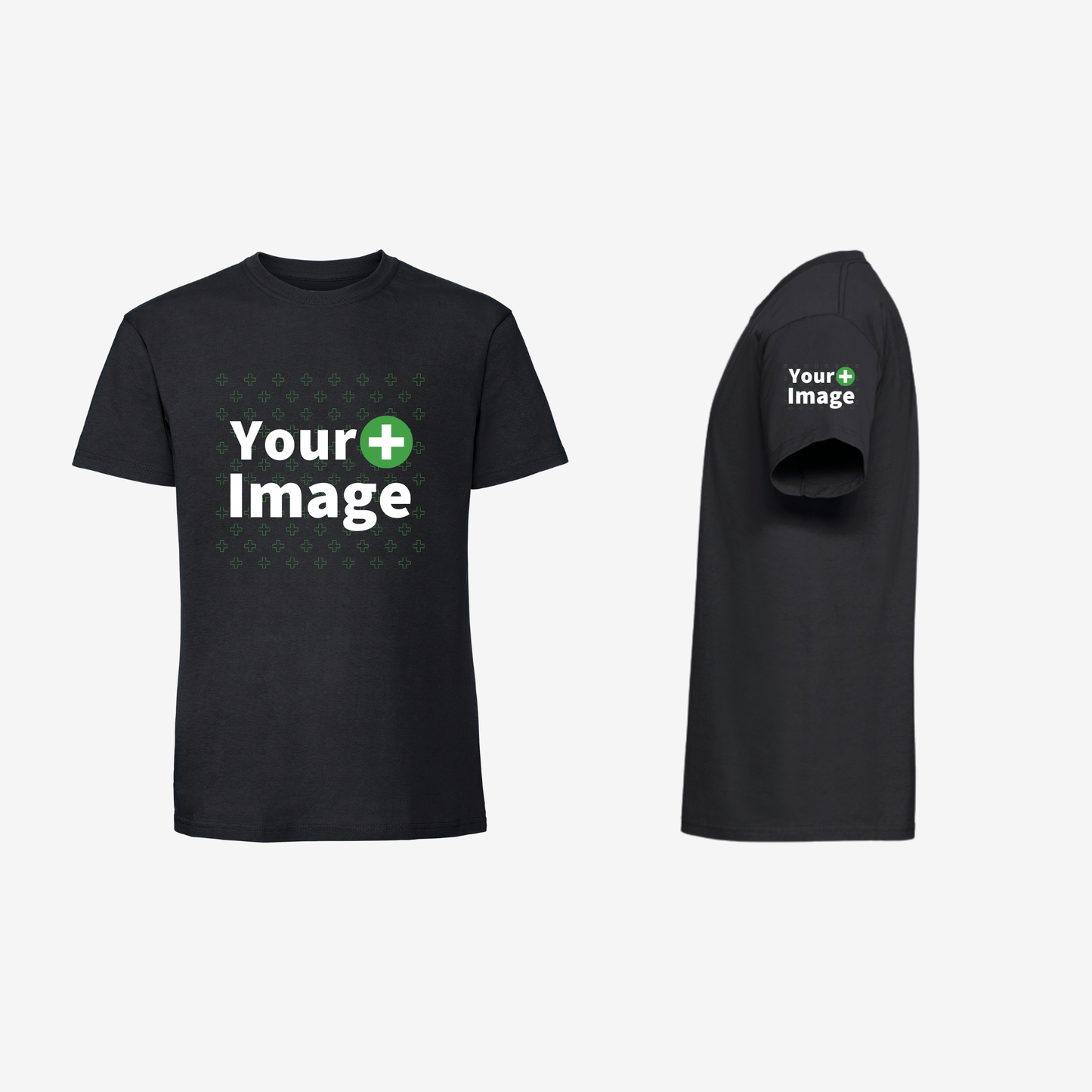Custom Printed - REGULAR FIT T-SHIRT - Black