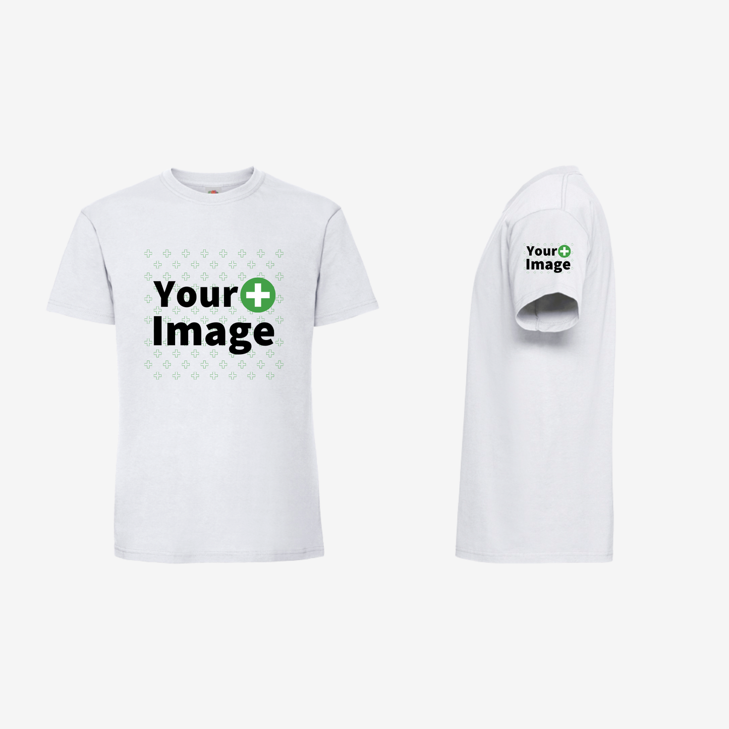 Custom Printed - REGULAR FIT T-SHIRT - White
