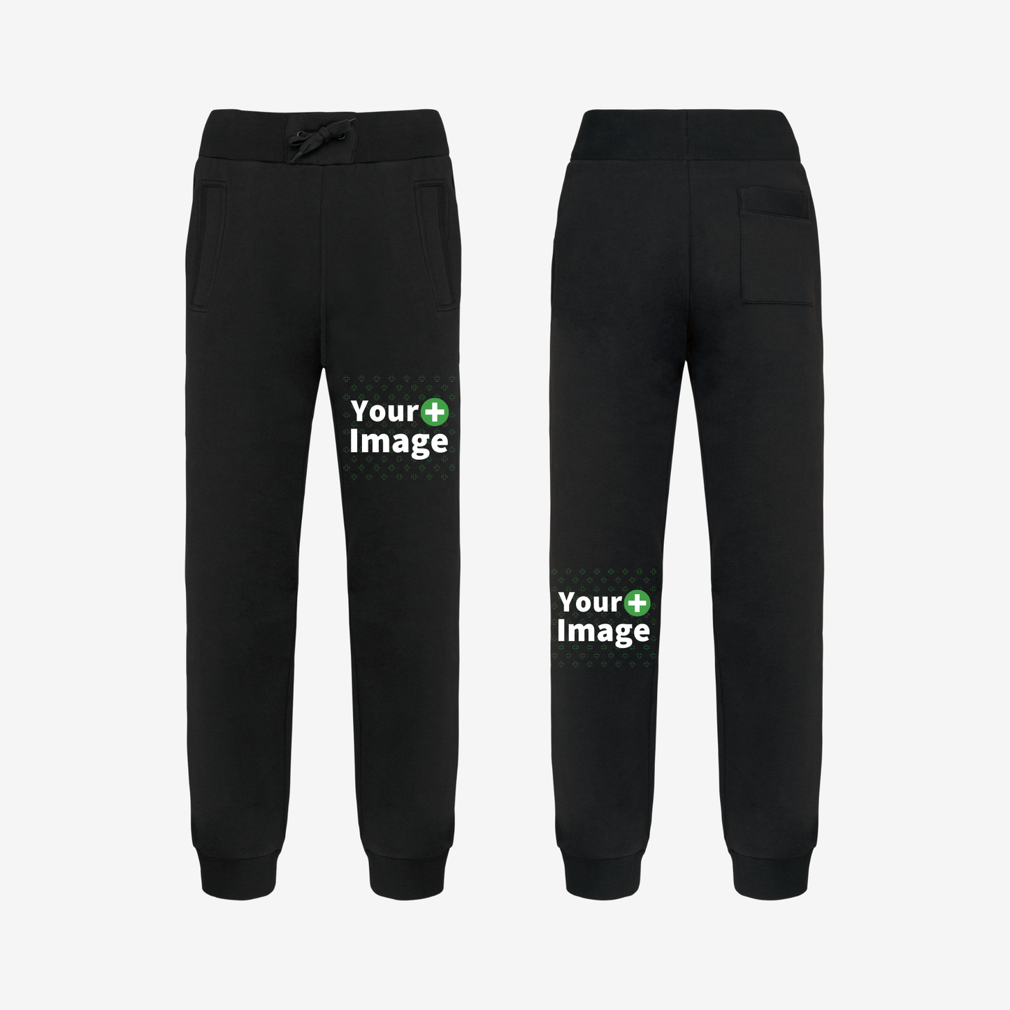 Custom Printed - RELAXED FIT JOGGING SWEATPANT - Black