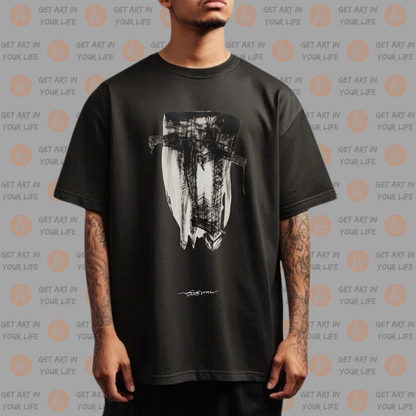 Vantage Point on OVERSIZED DROP SHOULDER PLAIN T-SHIRT