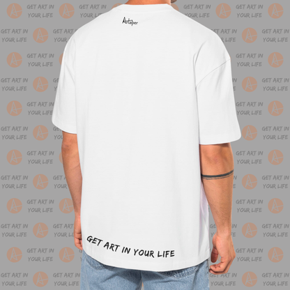 Vantage Point on OVERSIZED DROP SHOULDER PLAIN T-SHIRT