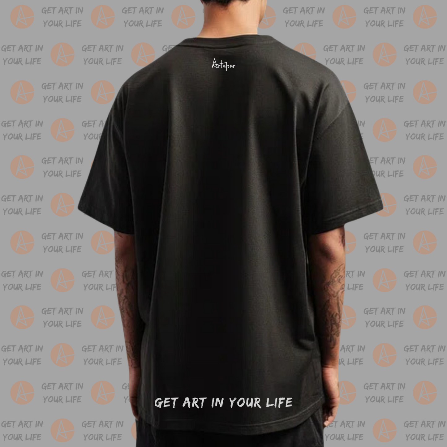 Vantage Point on OVERSIZED DROP SHOULDER PLAIN T-SHIRT